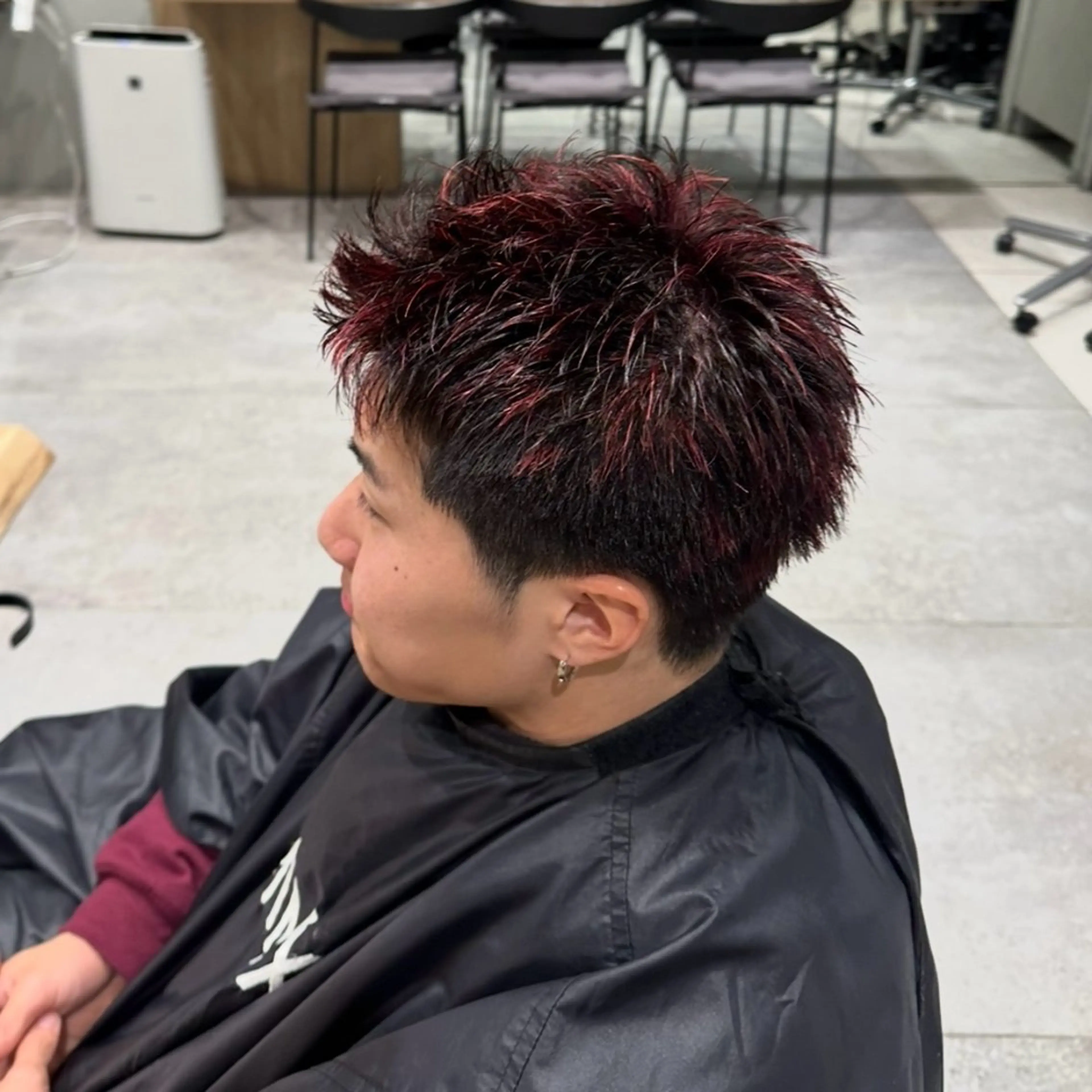 ショート カラー MINX/ボブ/ レイヤー/田中元翔のヘアスタイル