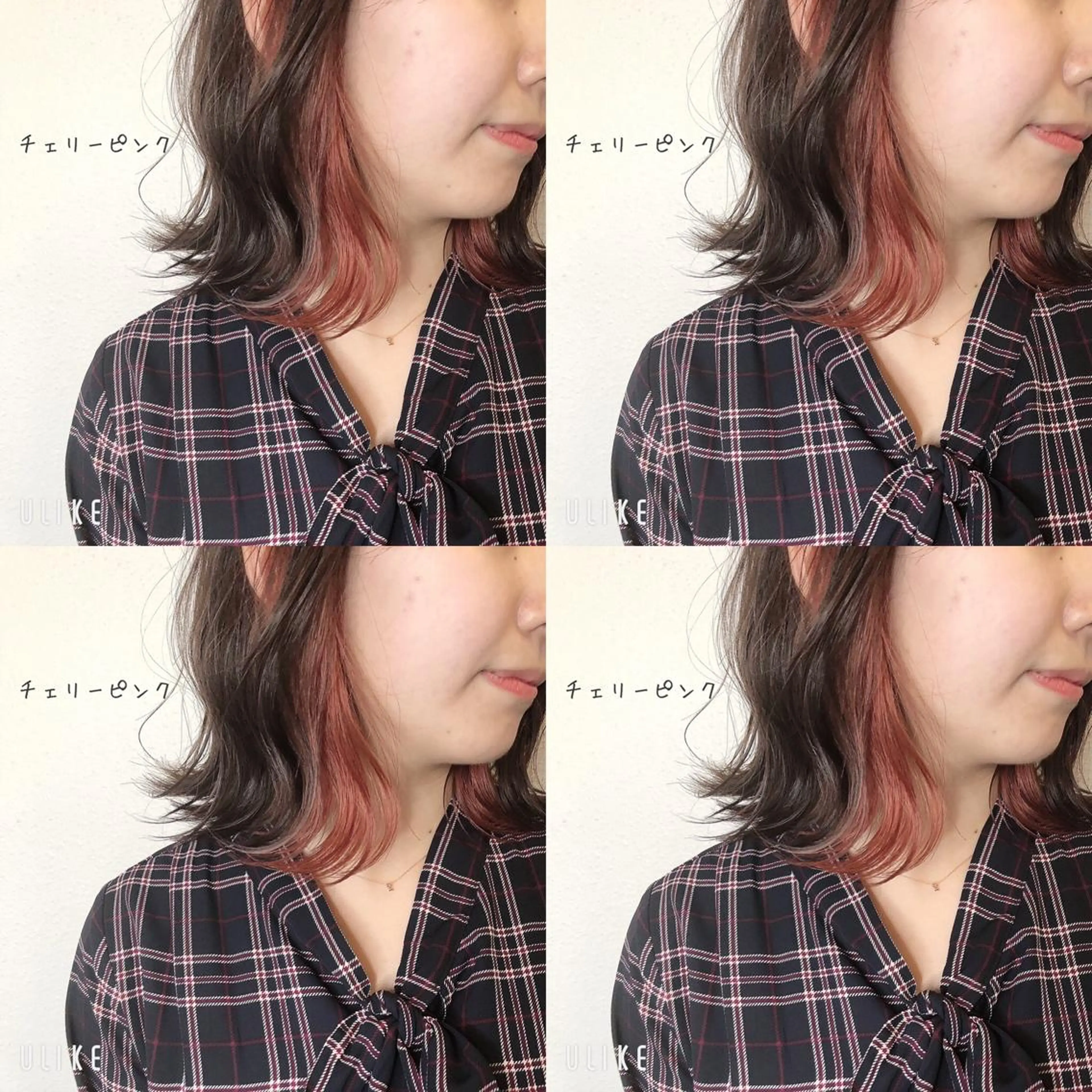 セミロング カラー ブリーチ あさだ しゅうたろうのヘアスタイル