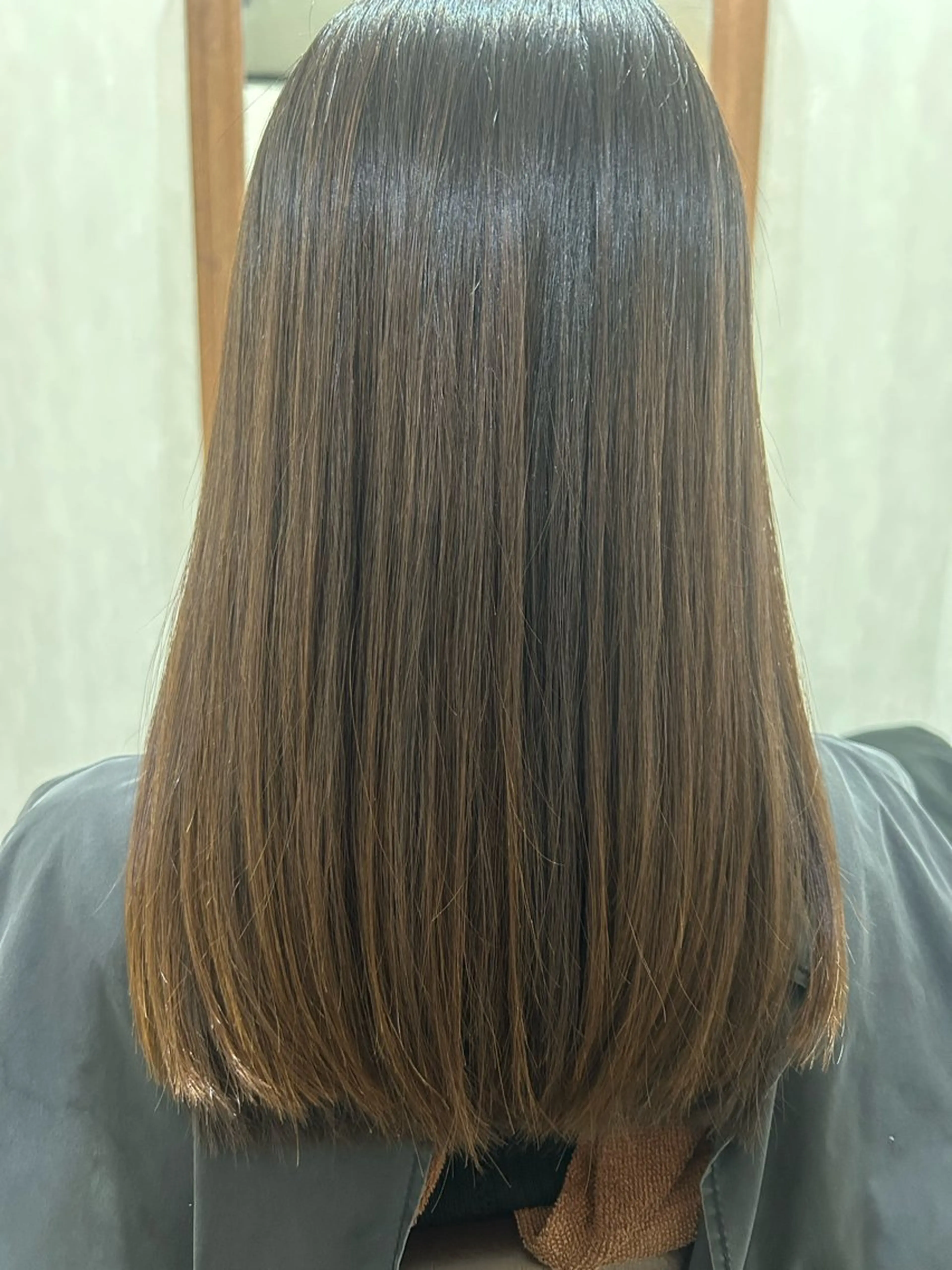 ロング カット 縮毛矯正 トリートメント 栗原 諒のヘアスタイル