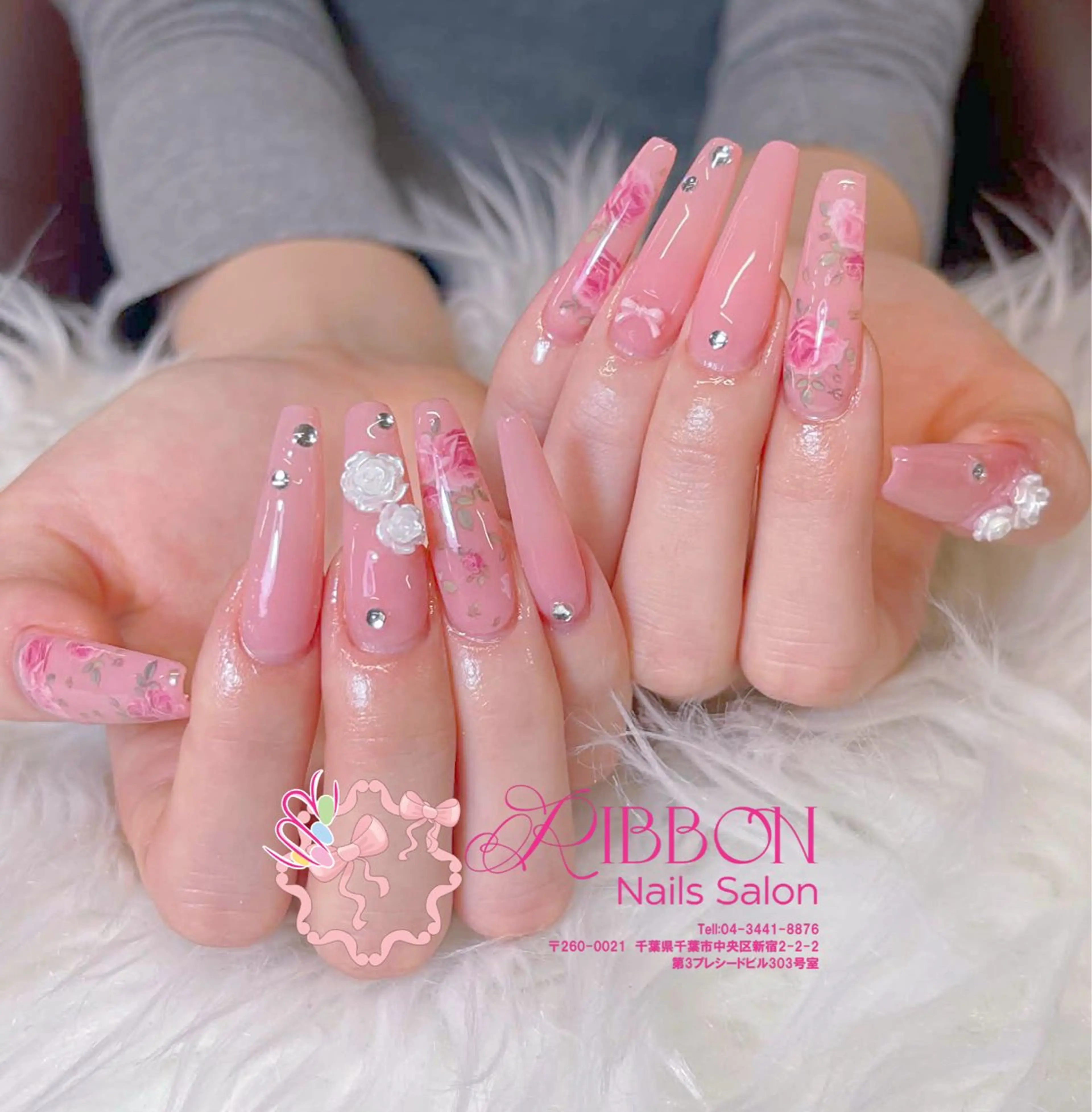 ネイル フレンチネイル ジェルネイル マグネットネイル 持ち込み ニュアンスネイル ハンドネイル Ribbonnail salonのネイルデザイン