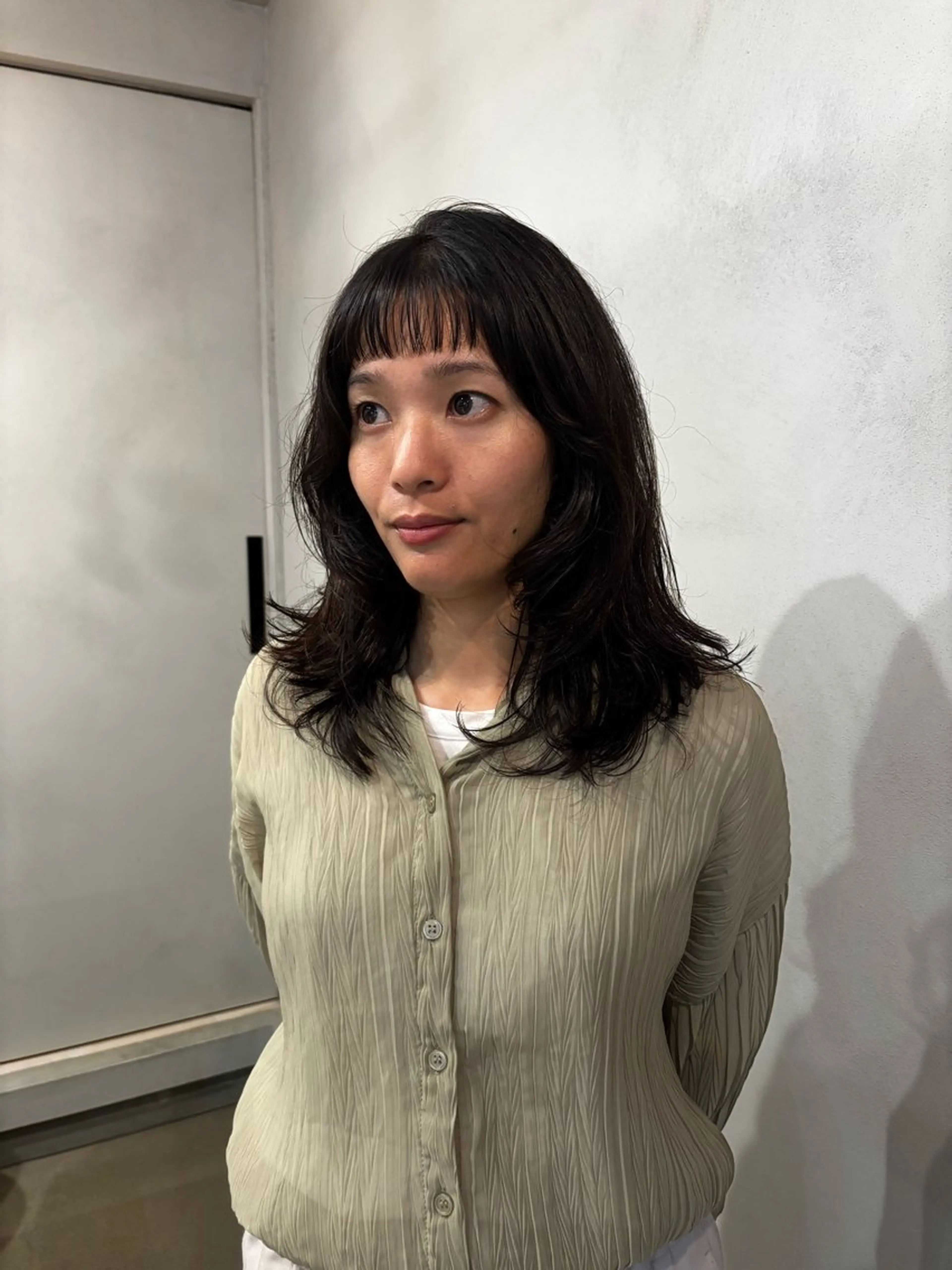 セミロング toiro Aem. 仲村　幹大のヘアスタイル
