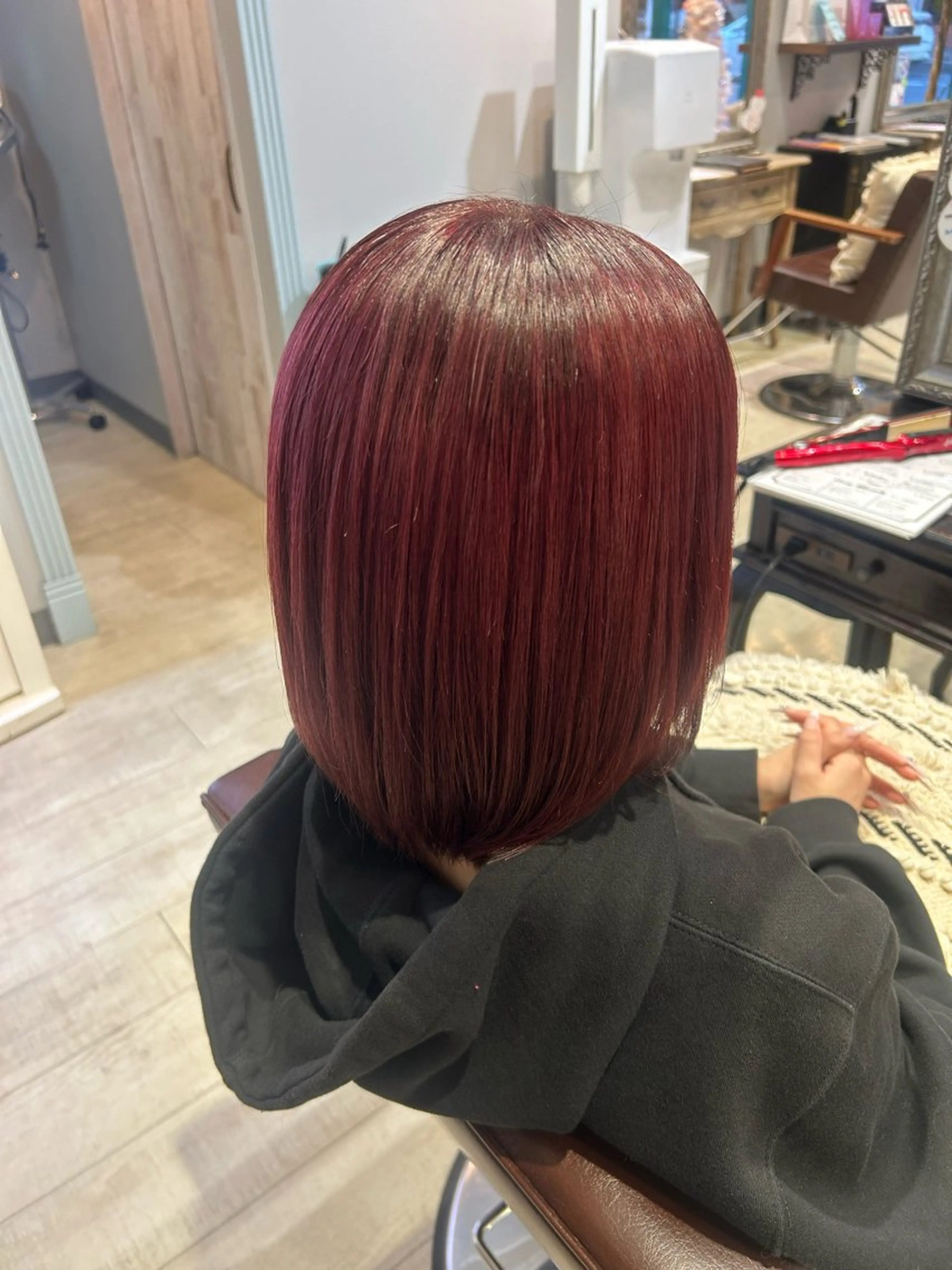 ミディアム ヘアカラー 暖色カラー｜艶髪｜ 🥨AIKA🥨のヘアスタイル