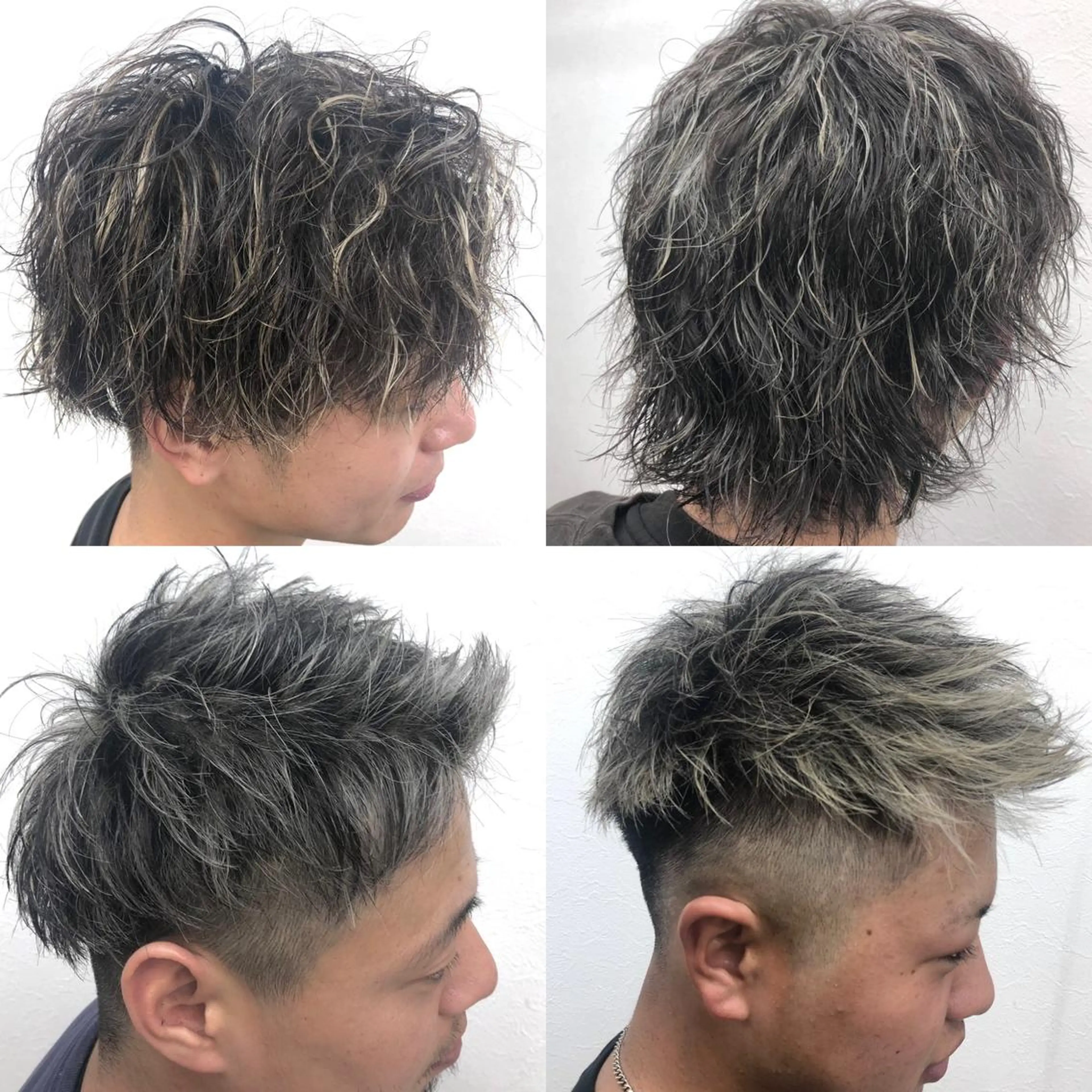 カラー メンズ ヘアカラー ダブルスキルエクステ /羽エクステ白石宇由のヘアスタイル