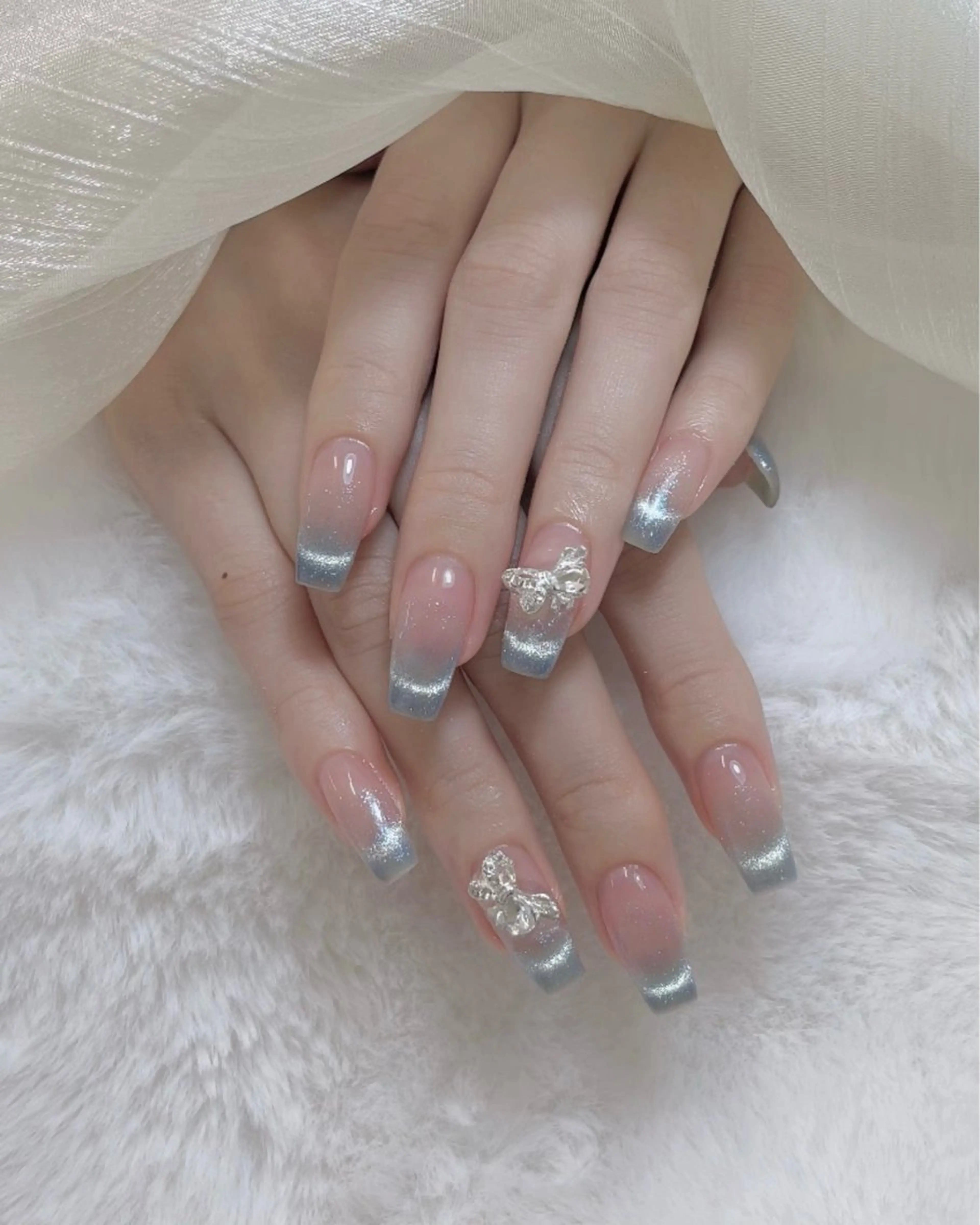 ネイル フレンチネイル 韓国ネイル 夏ネイル ワンホンネイル ハンドネイル ハンドケア Speraネイル 大宮店🎀のネイルデザイン