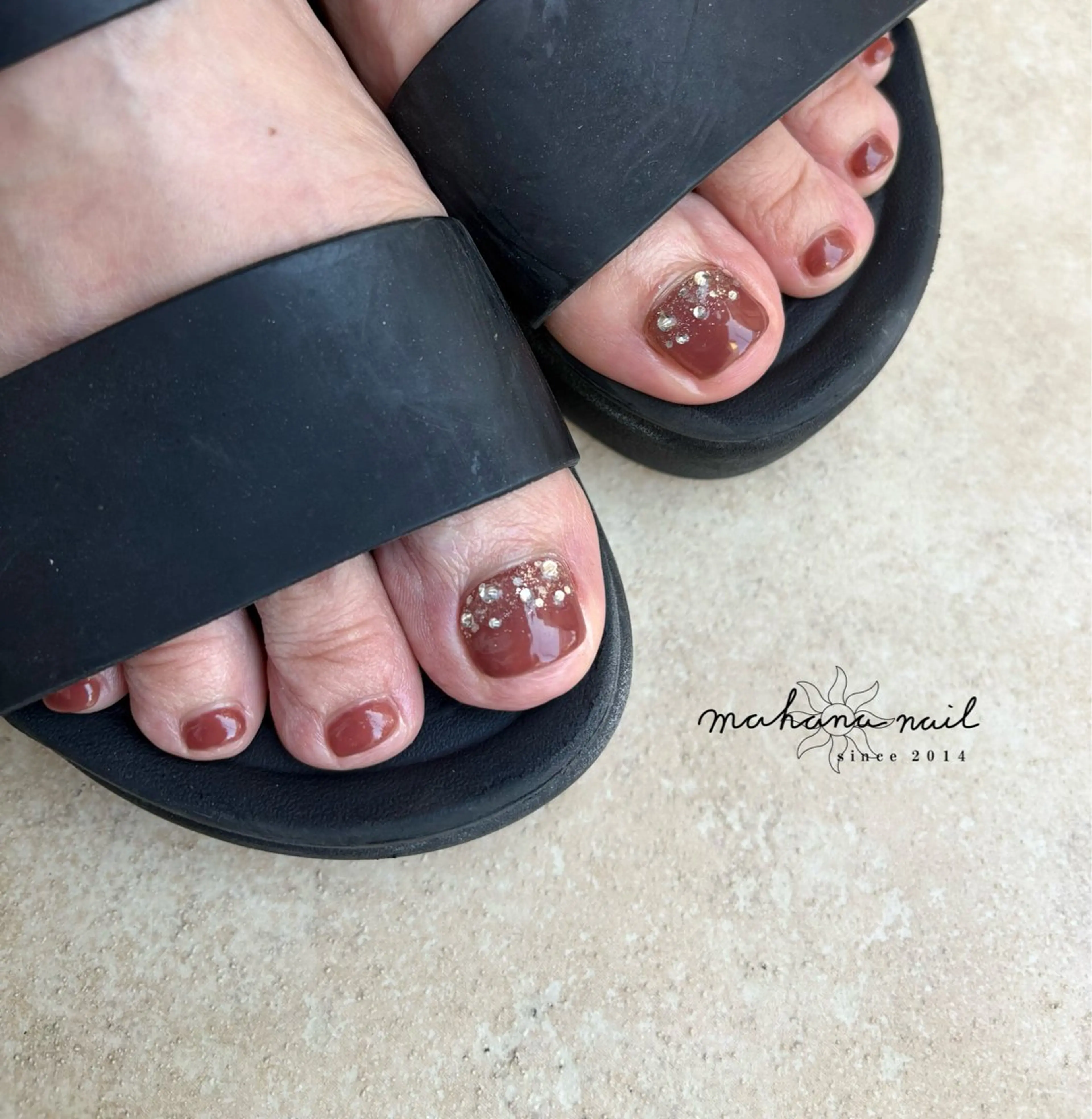 ネイル フットネイル mahana nailのネイルデザイン