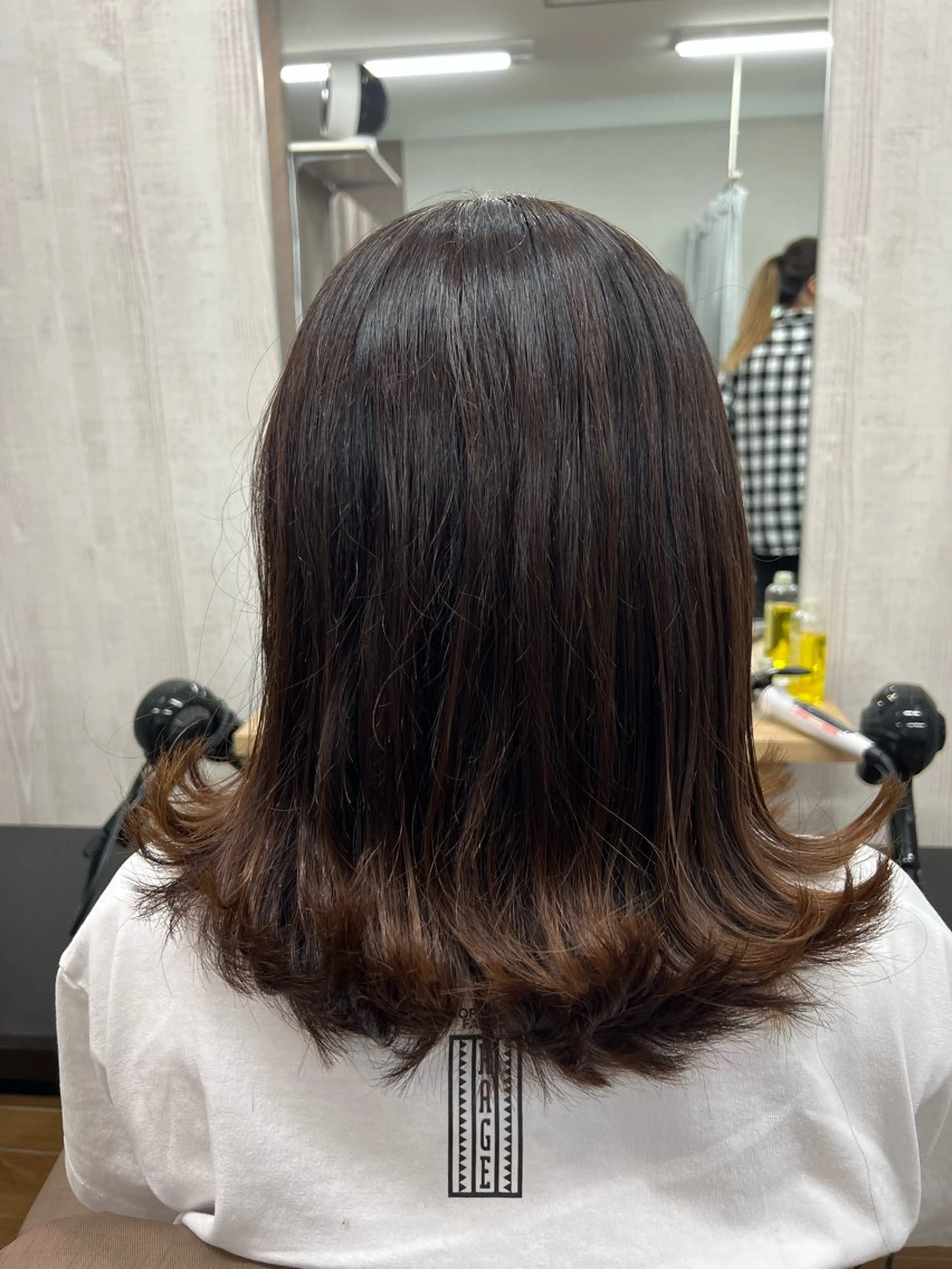 ミディアム カット ヘアカラー トリートメント TELA HAIR 幕張本郷店　千尋のヘアスタイル