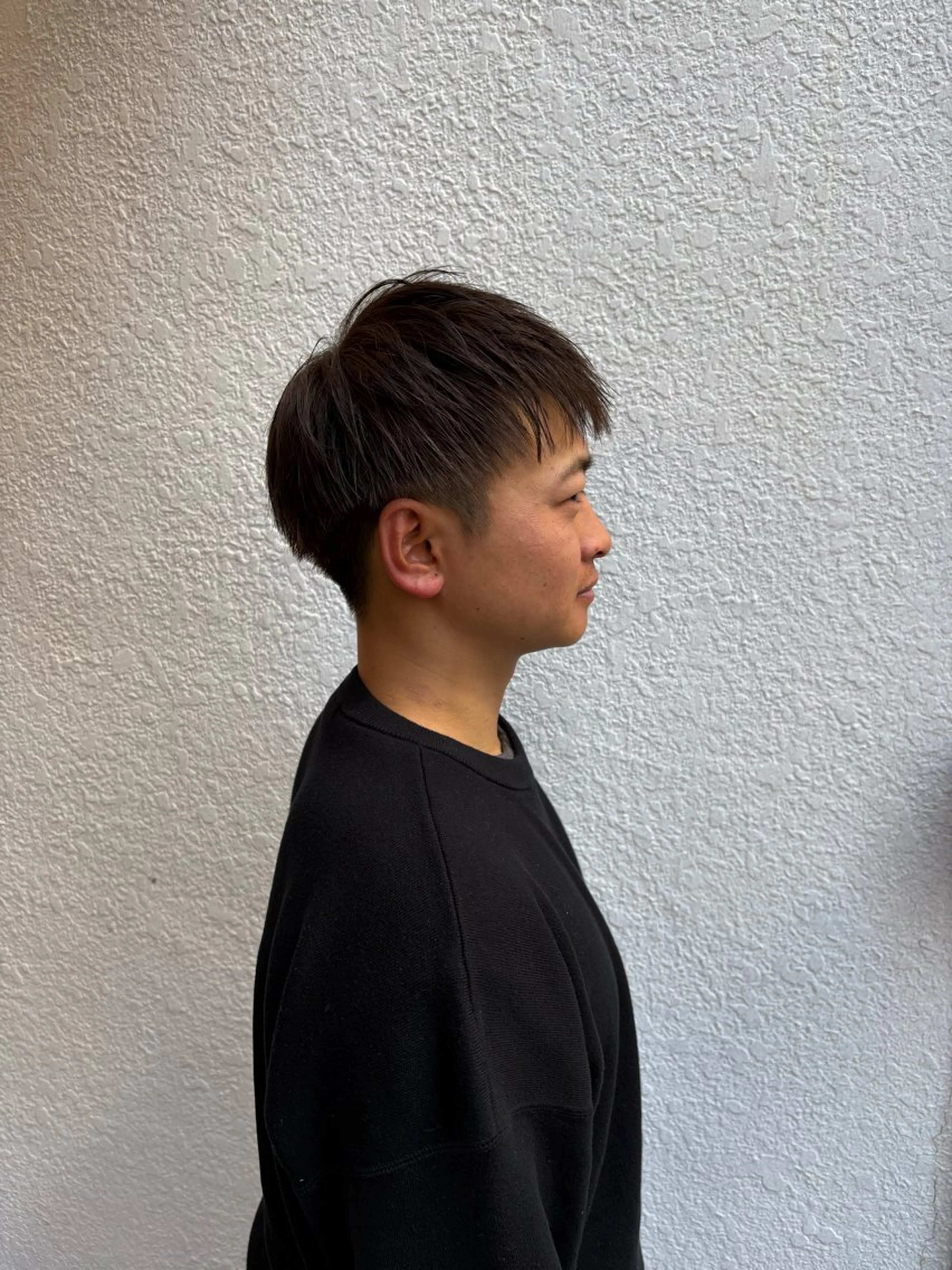 メンズ カット 透明感カラー♡はるか 髪質改善ボブレイヤーのヘアスタイル