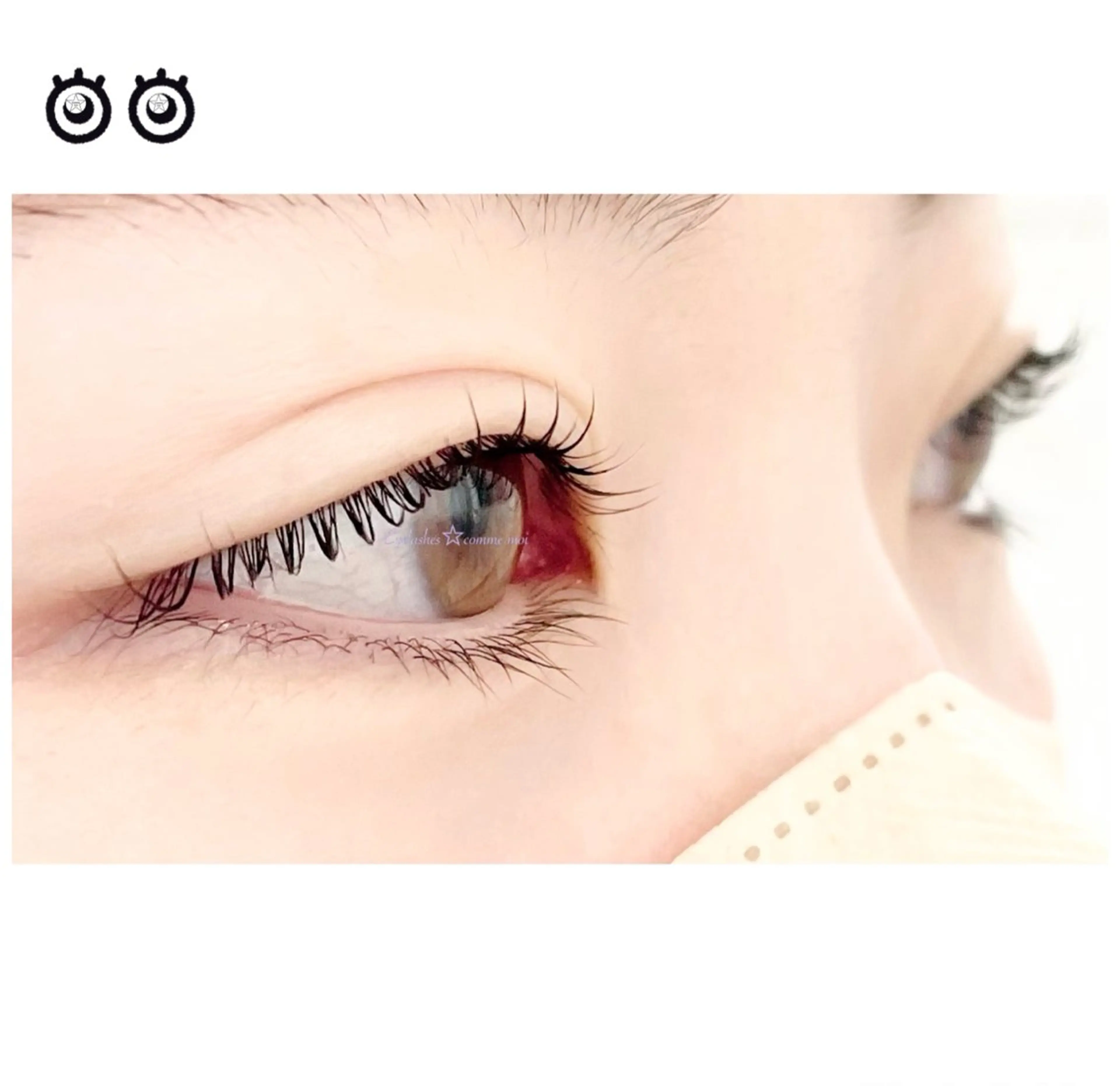 マツエク・マツパ Cカール マツパ TOMO☆ 高島平のマツエク・マツパデザイン