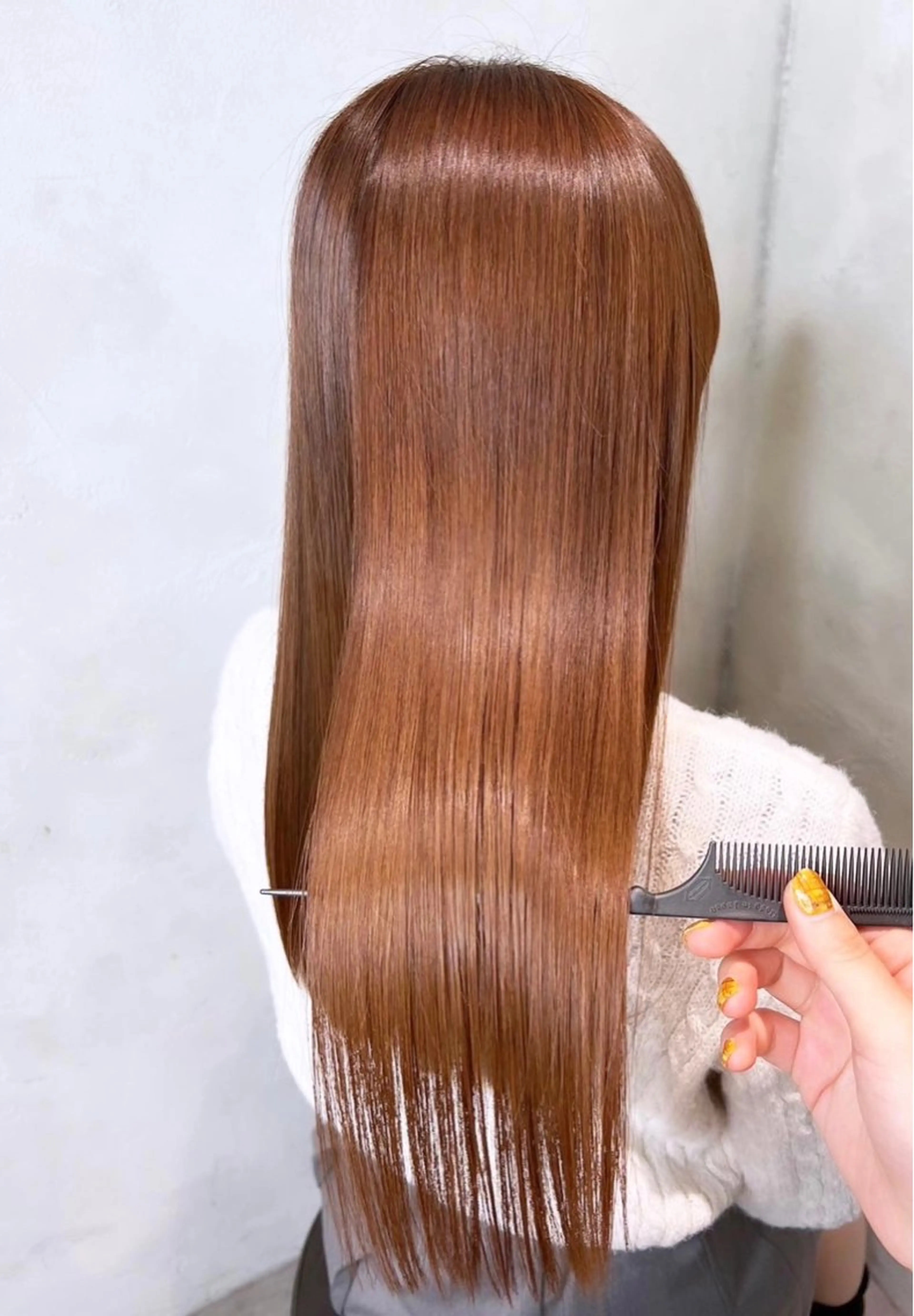 ロング カラー パーマ ブリーチ 髪質改善 ロング トリートメント 酸性ストレート ヘアカラー 縮毛矯正 💎髪質改善専門 jewel boxのヘアスタイル