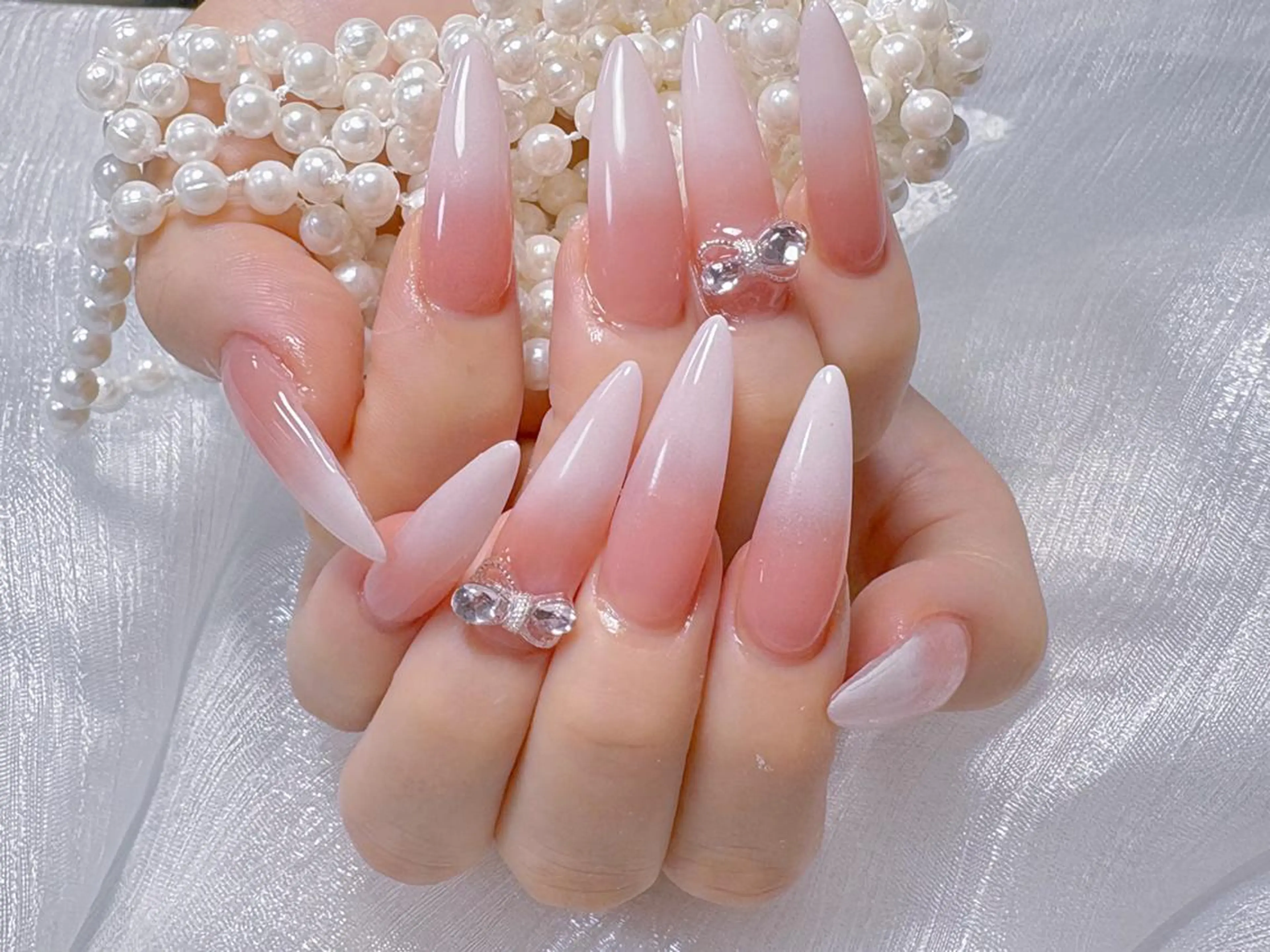 ネイル ハンドネイル 🐳彩羽チップ 長さだし専門🐳のネイルデザイン