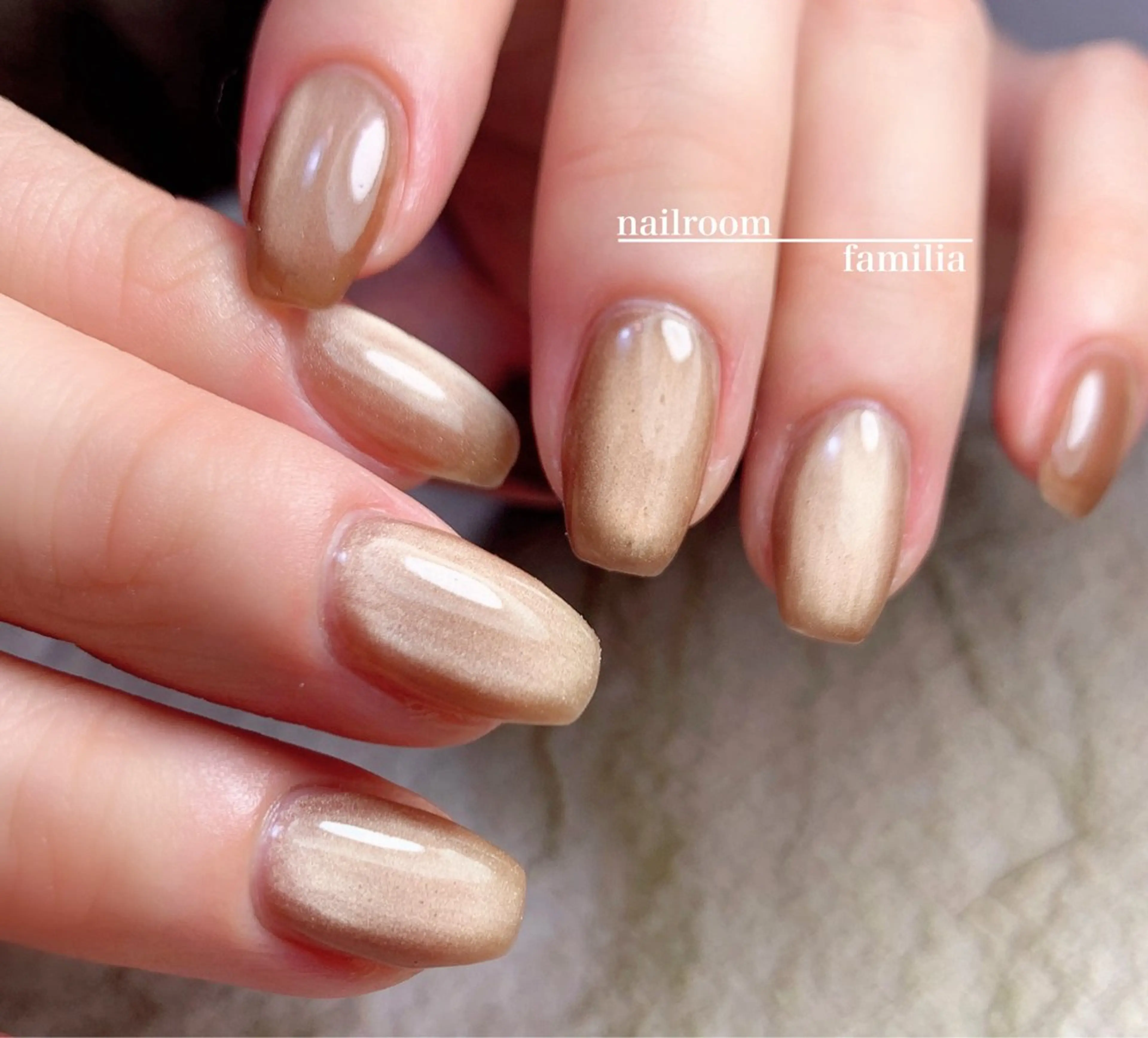 ネイル マグネットネイル ハンドネイル -nailroom- familiaのネイルデザイン