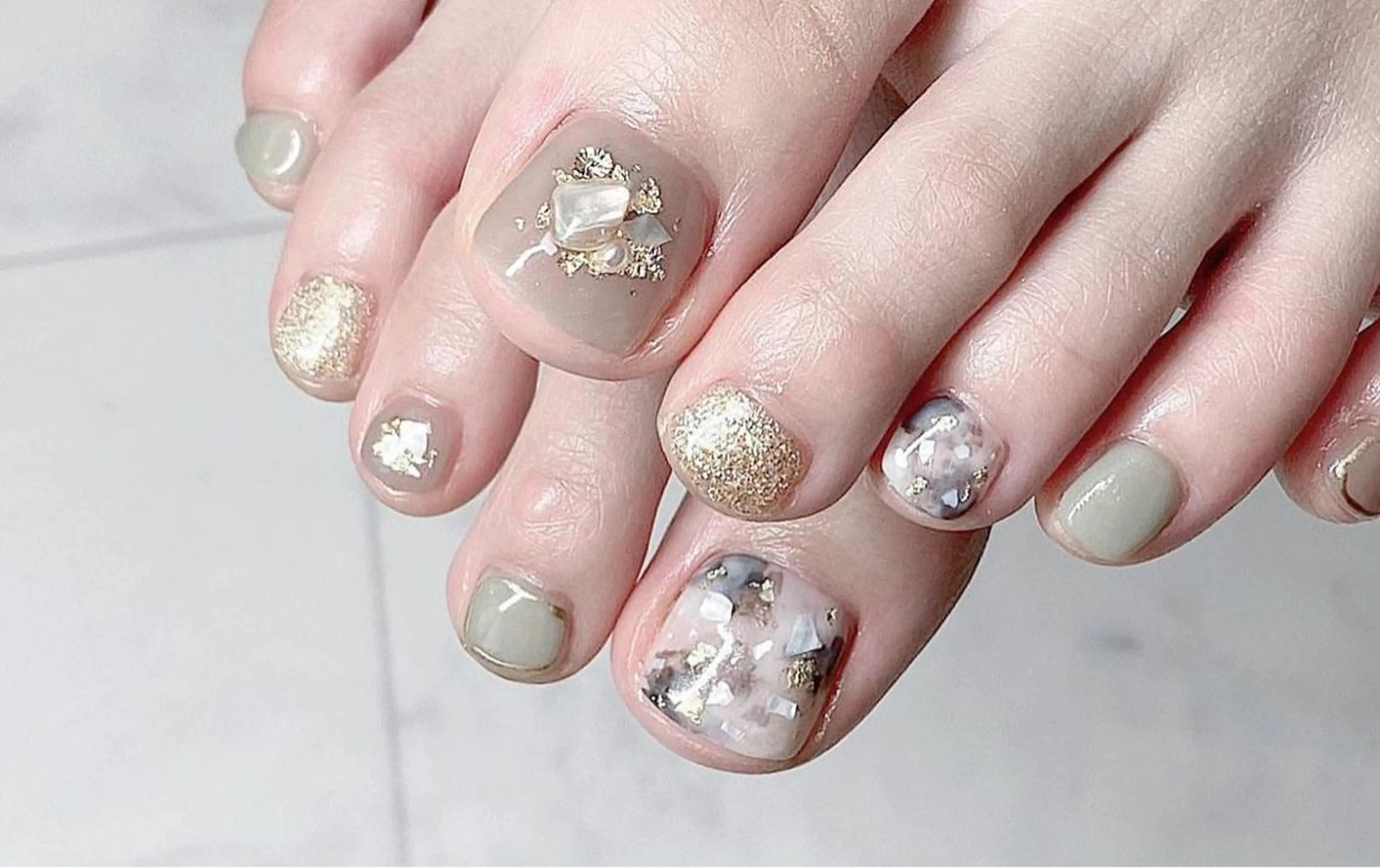 ネイル フットネイル リ サのネイルデザイン