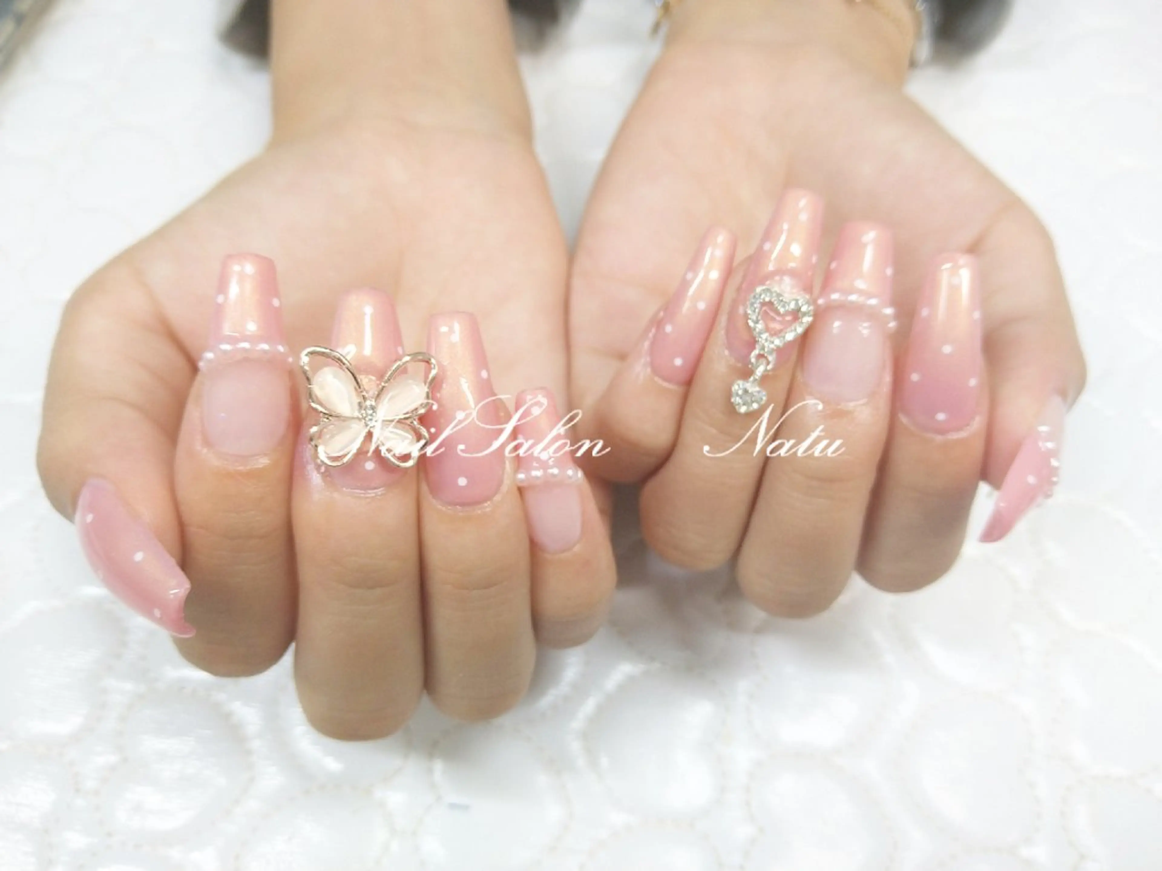 ネイル 長さ出し nailsalon　 Natuのネイルデザイン