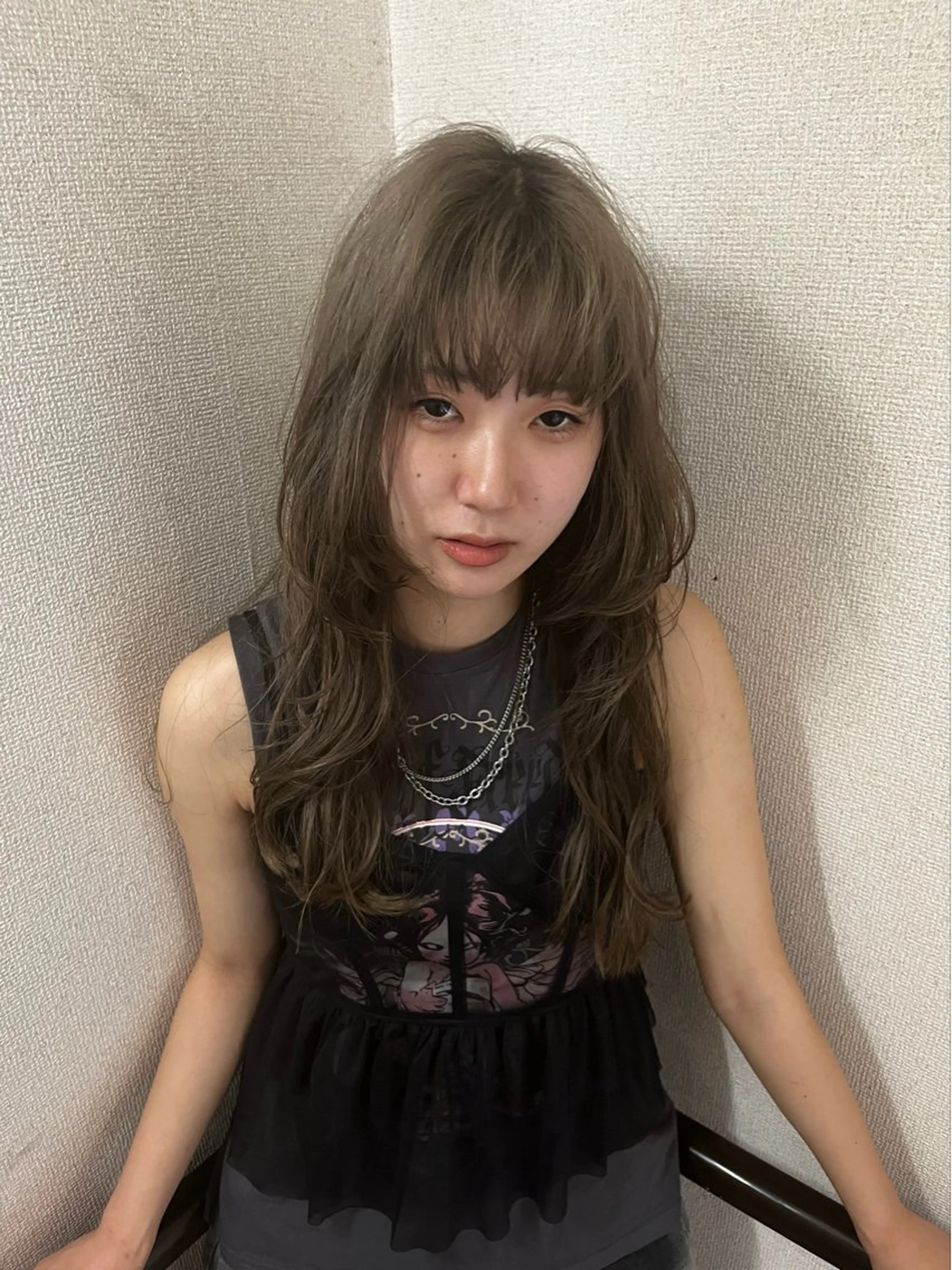 ロング ヘアアレンジ レイヤーカット/ブラ ウンカラー/河野凜のヘアスタイル