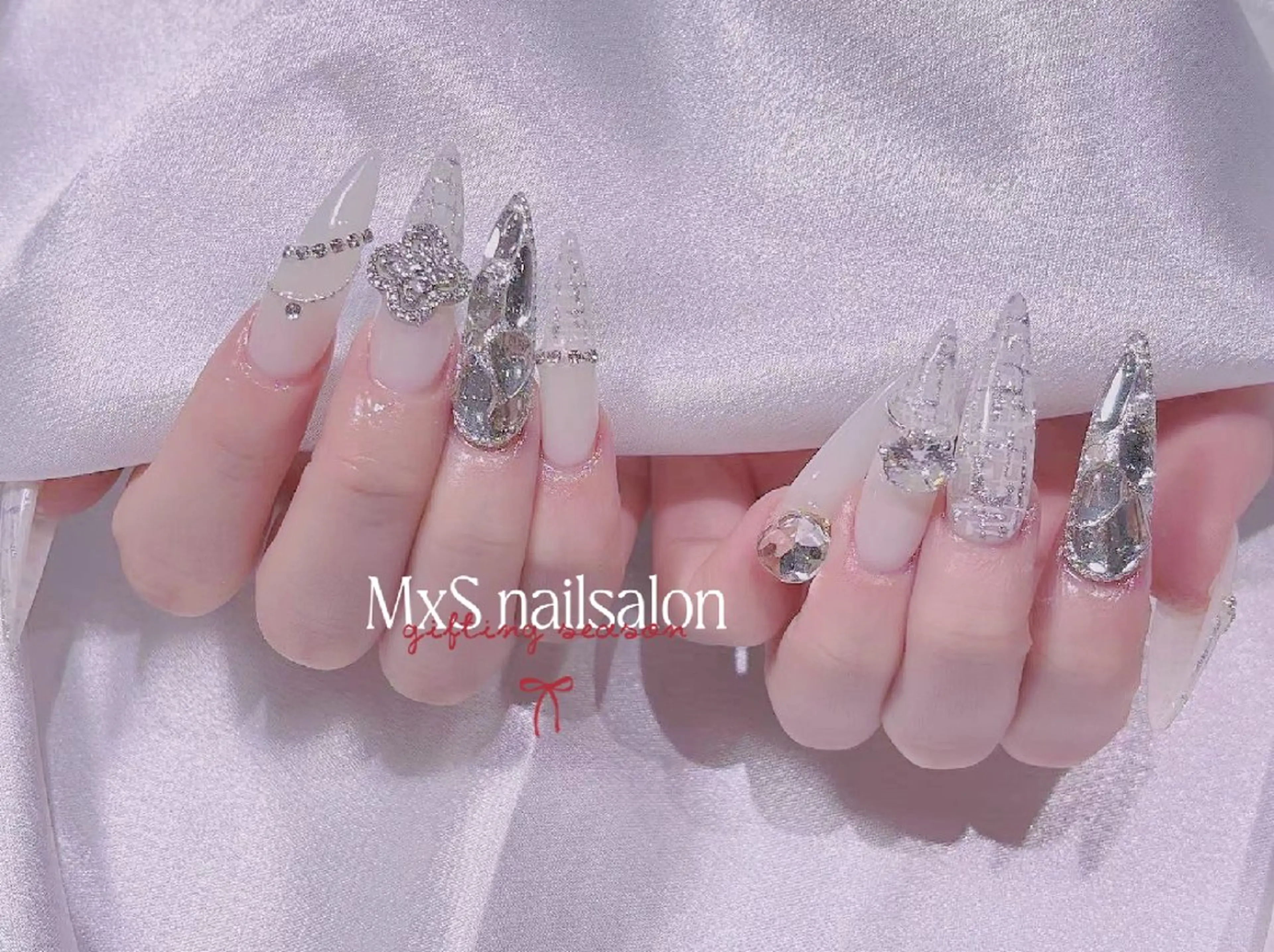 ネイル ハンドネイル ハンドケア MxS Nail(長さだし/フィルイン/マグネット/韓国ネイル/ワンホンネイル/ワンカラー)所属・MxS リィリィのネイルデザイン