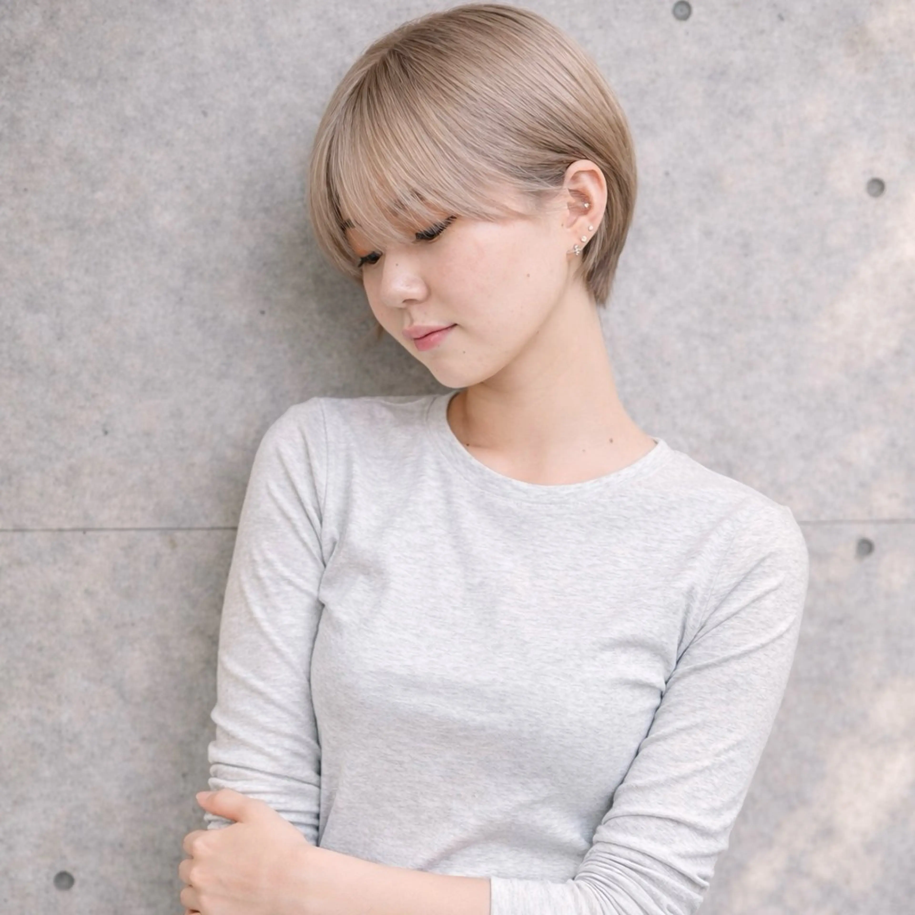 ショート カラー カット 一ノ瀬 暁のヘアスタイル