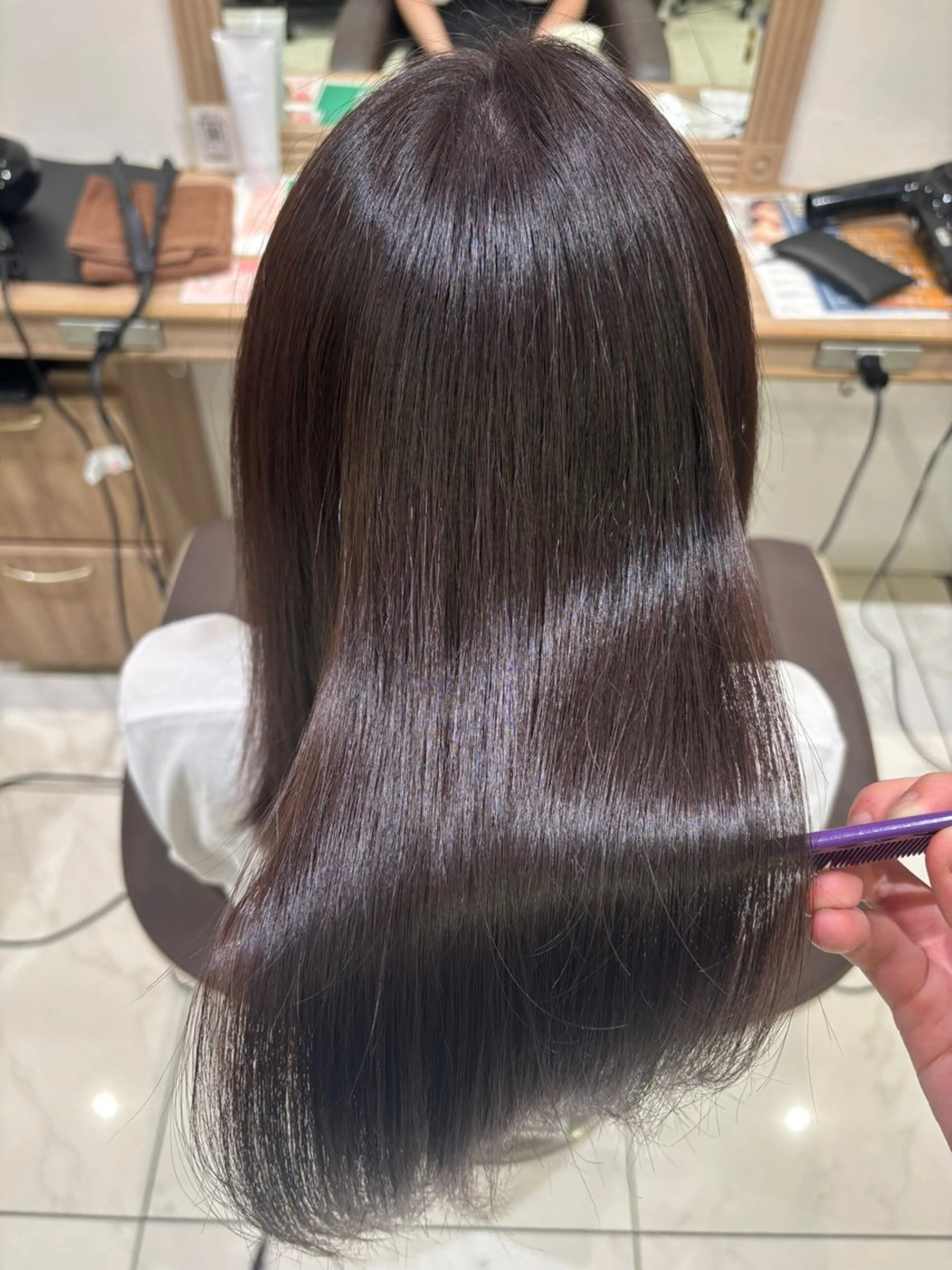 【圧倒的艶髪へ💫】トーンダウン🐈‍⬛➕特殊トリートメント㊙️の写真