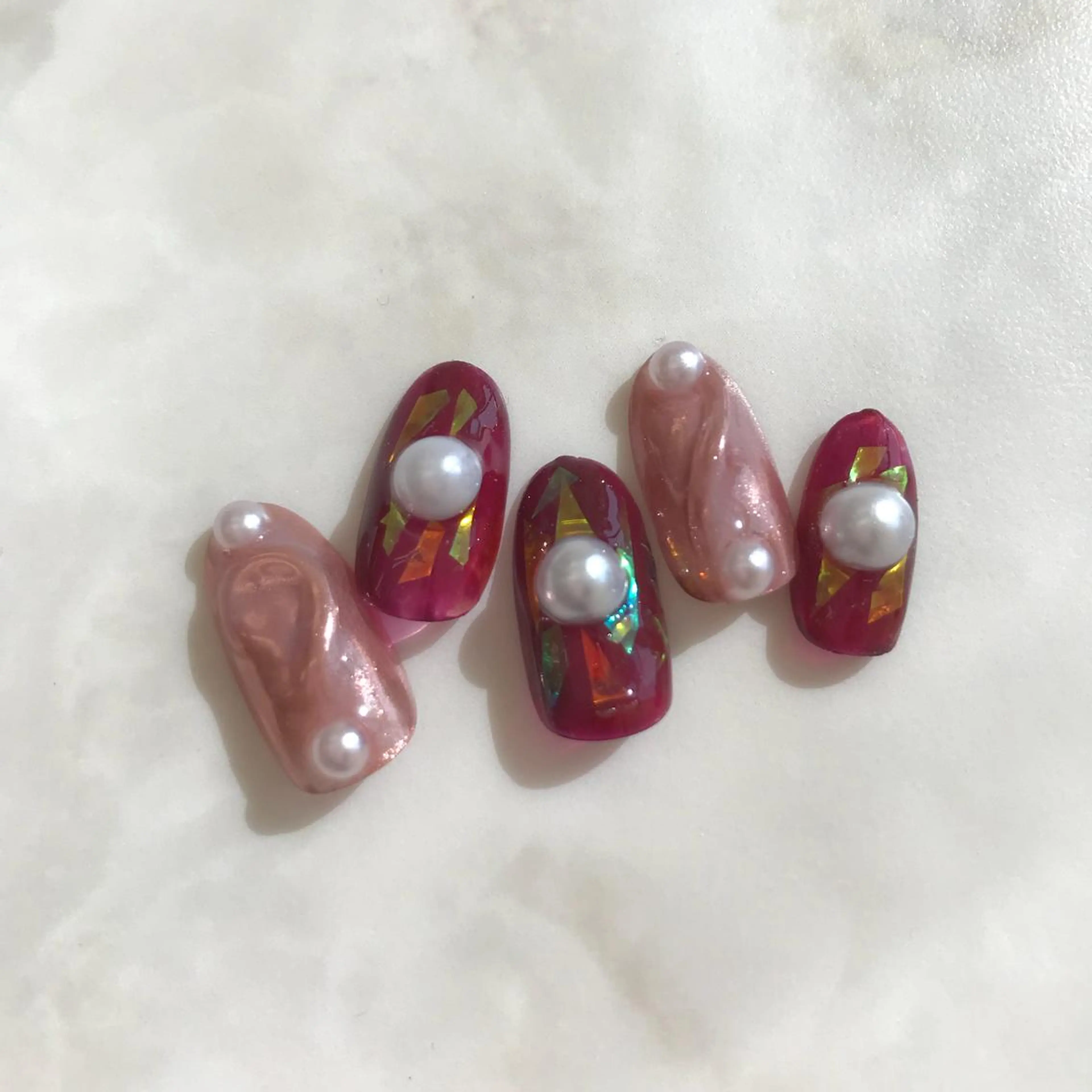 ネイル ニュアンスネイル 五十嵐 美智のネイルデザイン