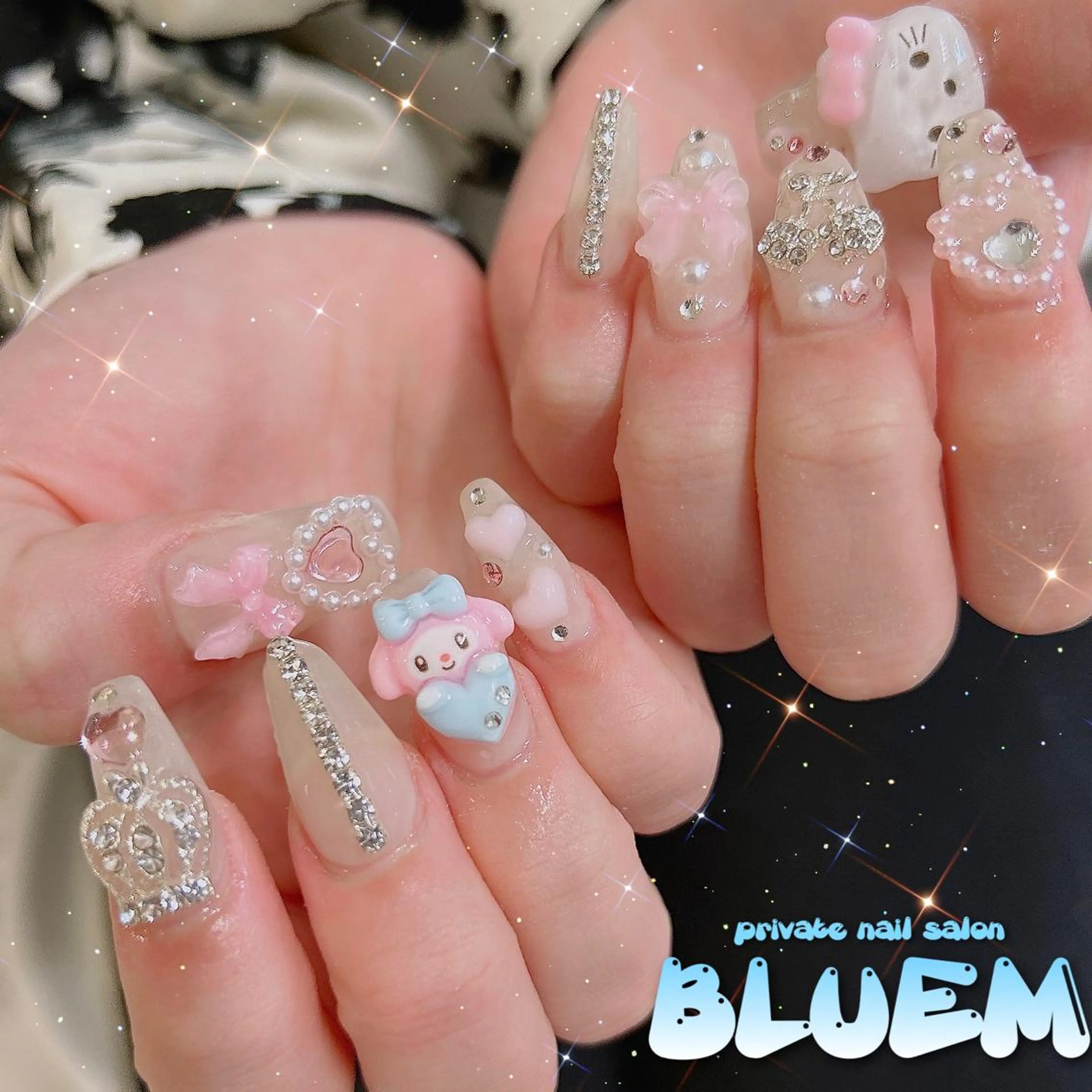 ネイル ハンドネイル BLUEM なな🐶のネイルデザイン