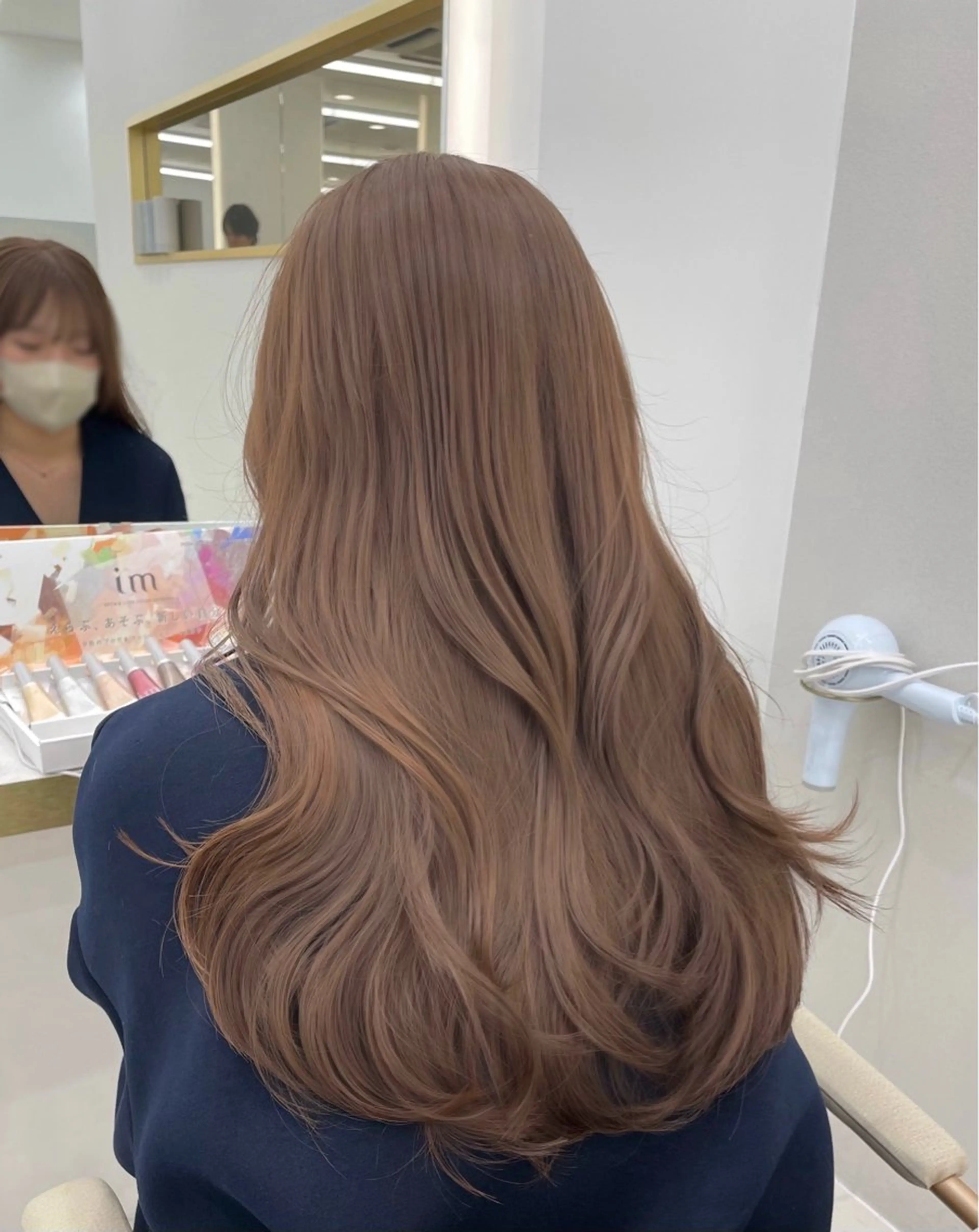 ✨ミニモ限定✨透明感カラー+リペアトリートメント　#ベージュ#グレージュの写真