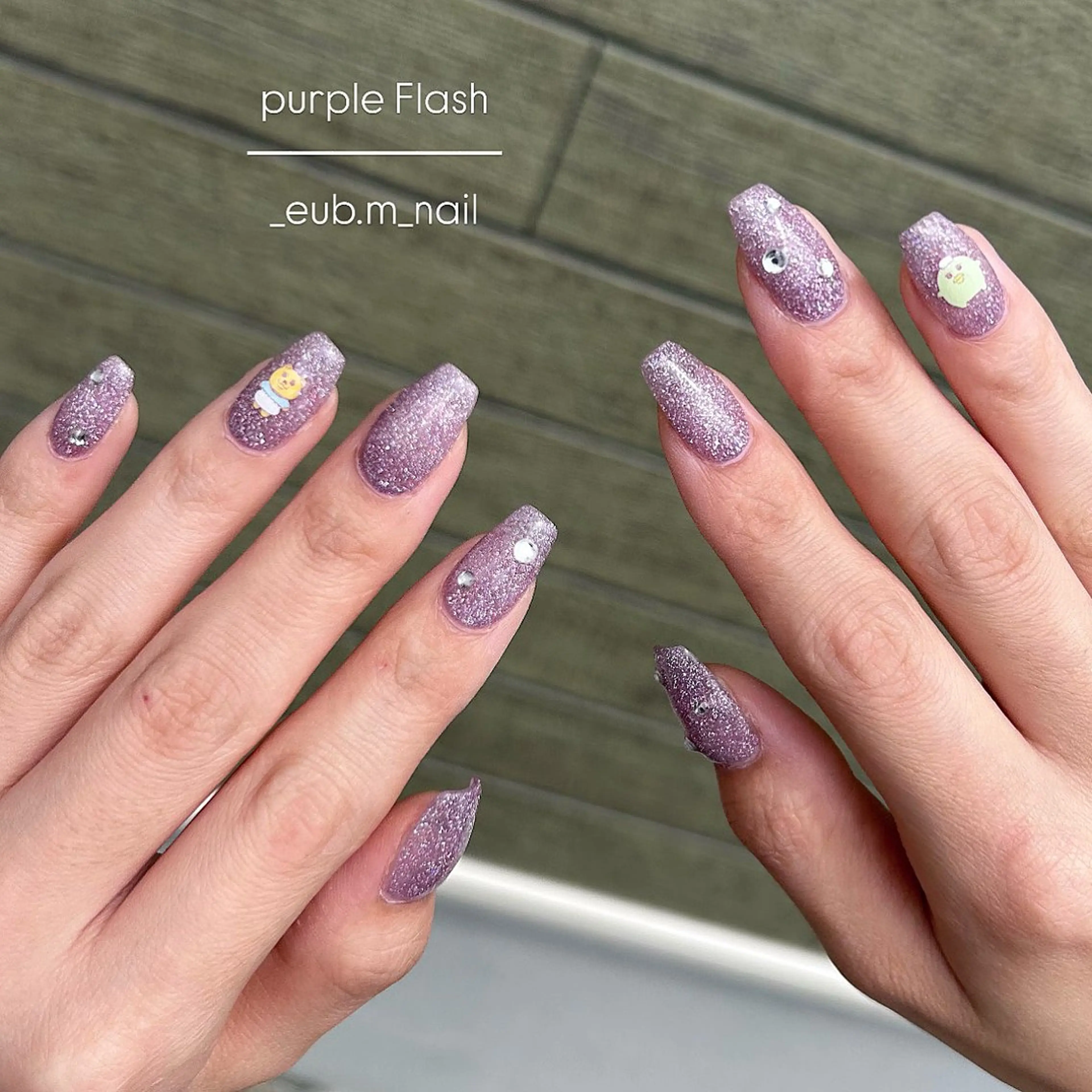 ネイル フラッシュネイル ハンドネイル 深夜ネイルサロン eub.m_nailのネイルデザイン