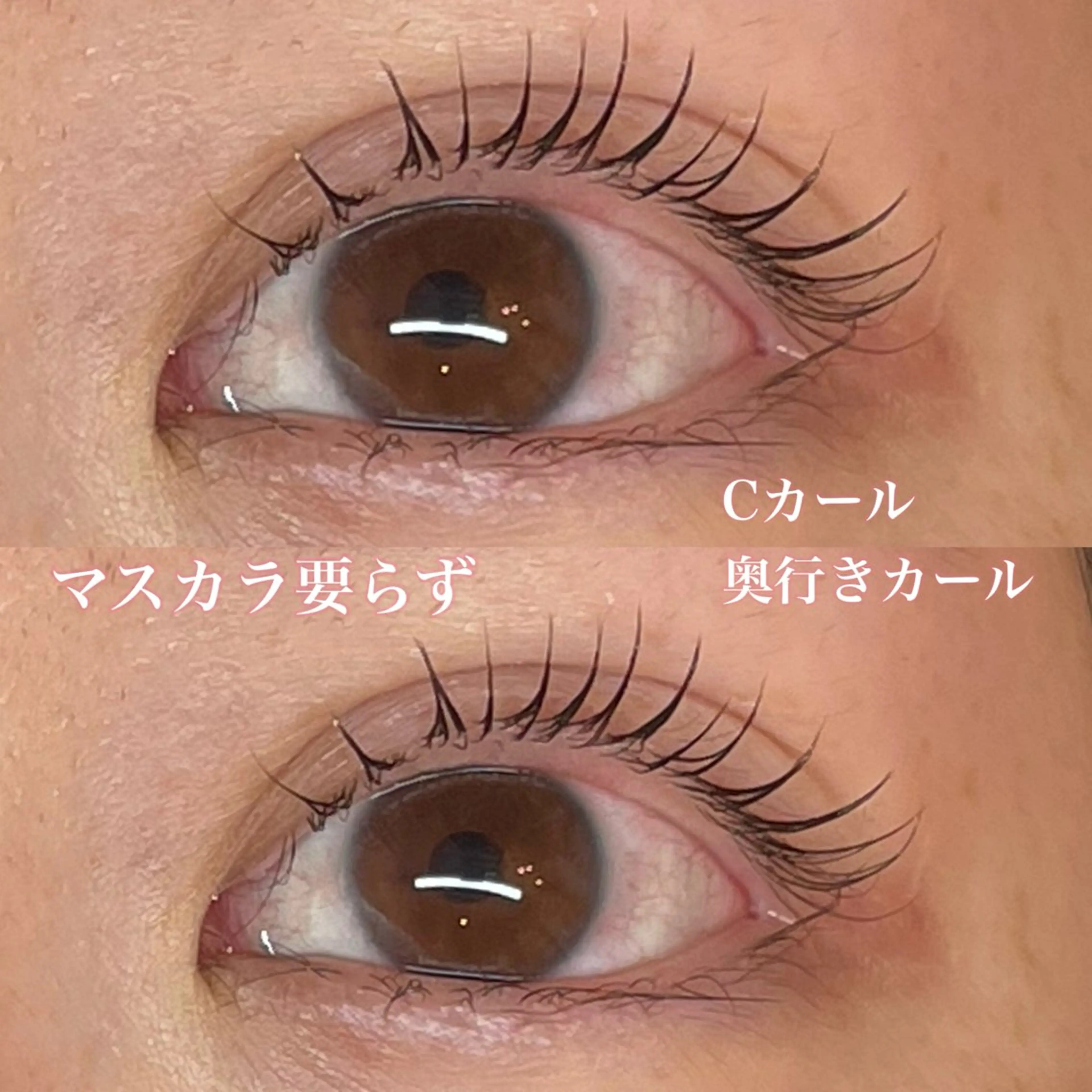 マツエク・マツパ Cカール ナチュラル パリジェンヌラッシュリフト 一重×まつ毛パーマ CHARMER 韓国式美肌サロンの眉毛・アイブロウイメージ