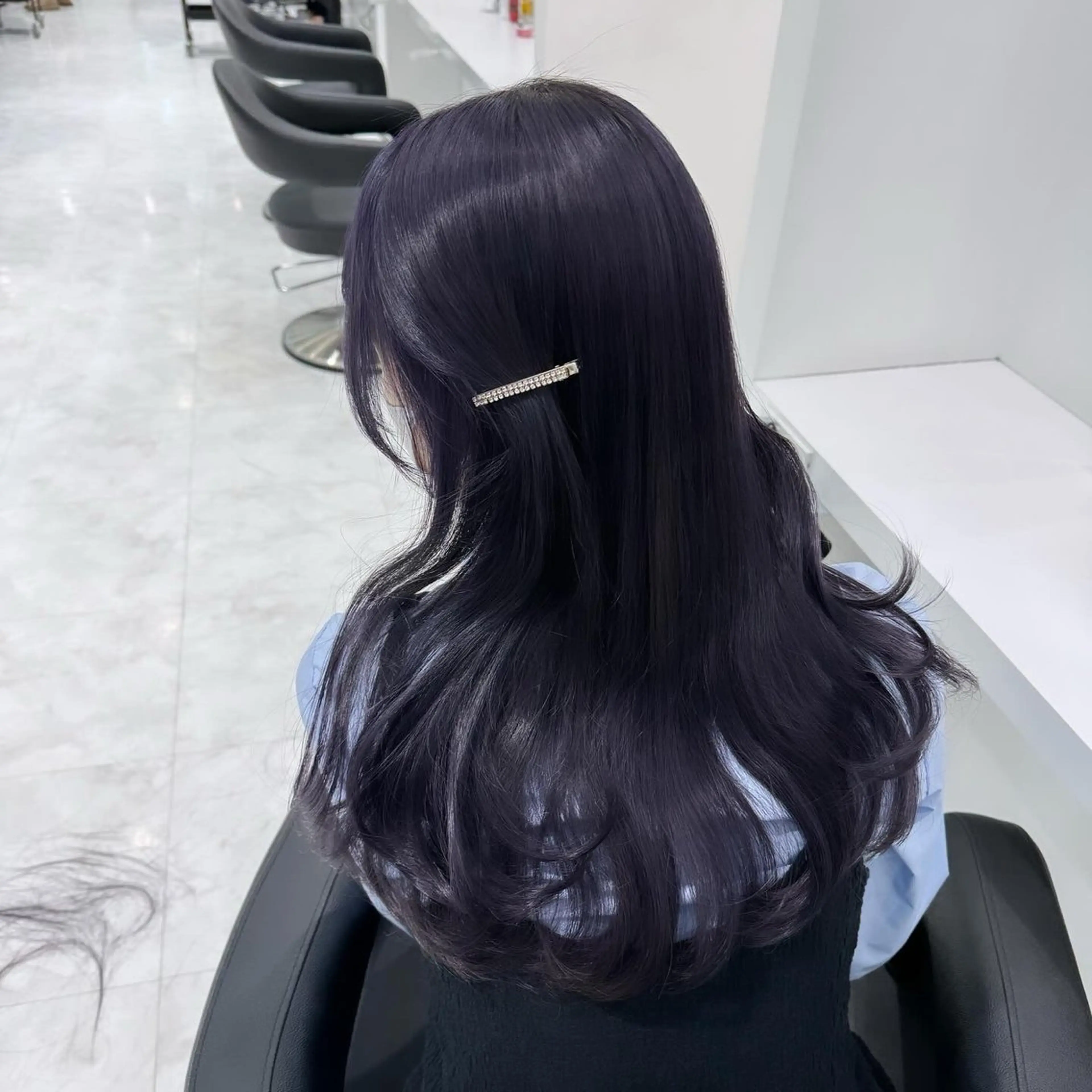 ロング カラー ヘアアレンジ ヘアカラー トリートメント 𝘳𝘺𝘰𝘬𝘢 髪質改善／ブリーチのヘアスタイル