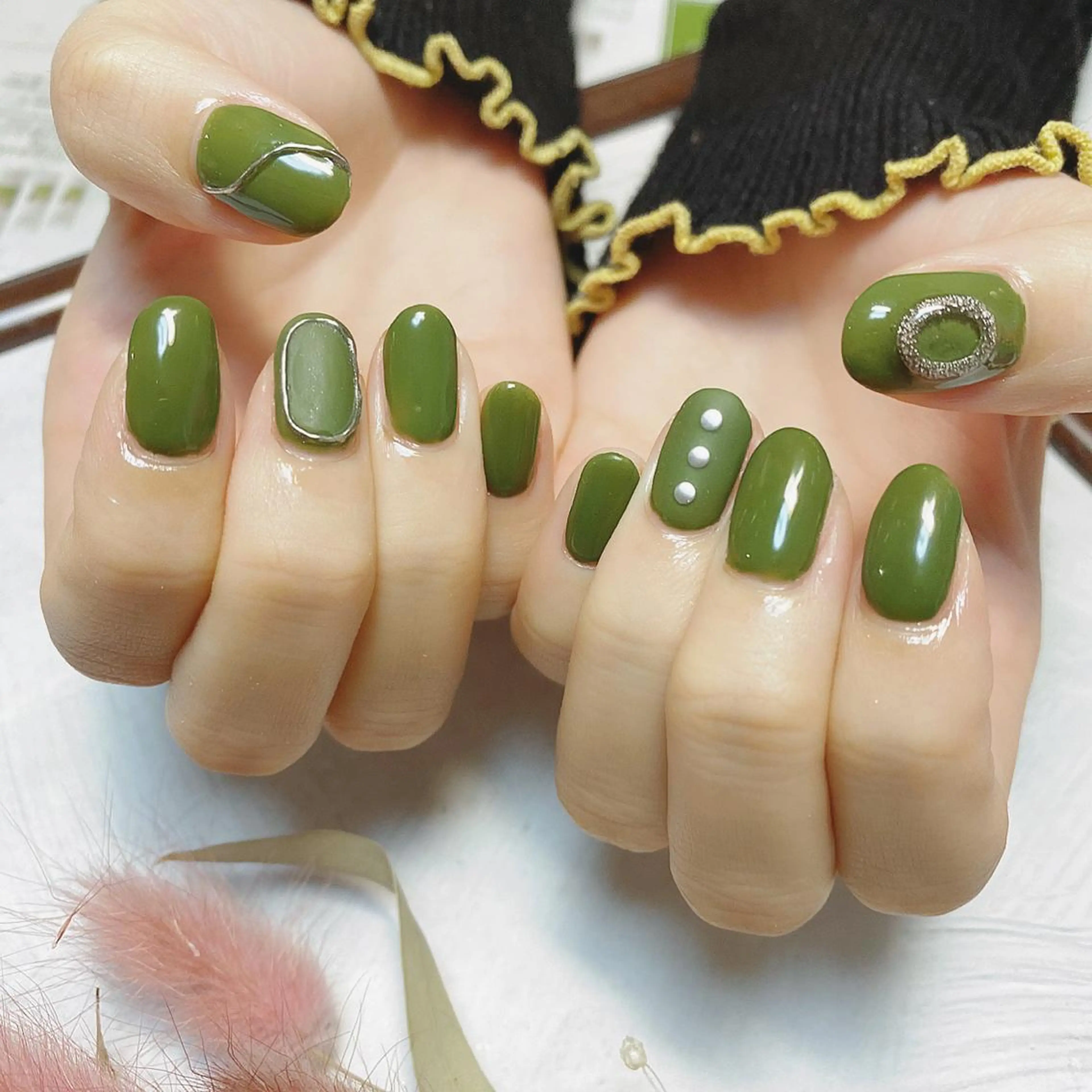 ネイル ハンドネイル プティリボン 武蔵小金井店のネイルデザイン