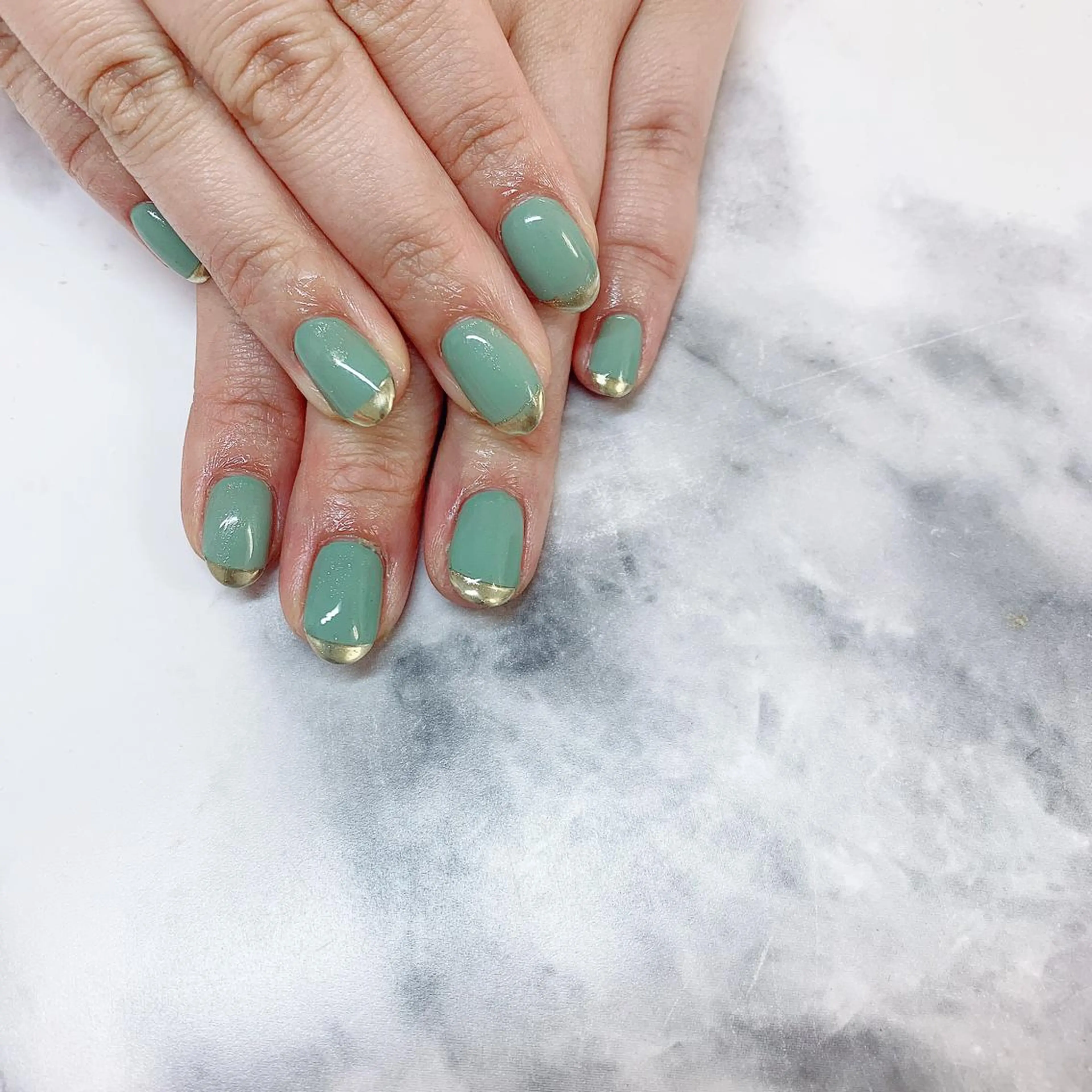 ネイル フレンチネイル ミラーネイル ✤Ina nail✤のネイルデザイン