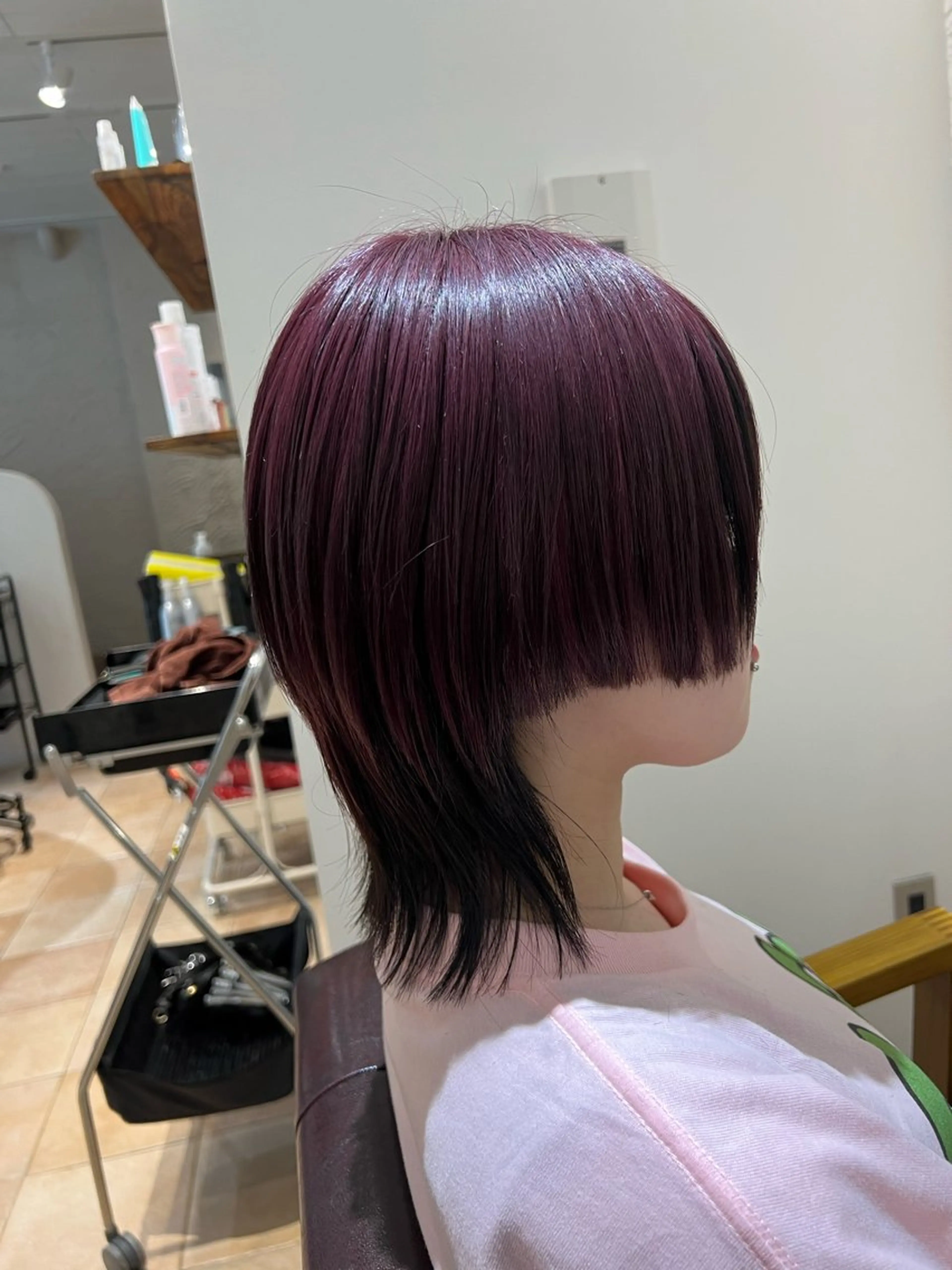 ミディアム カラー 🥀韓国ヘア🥀 宮津真菜のヘアスタイル