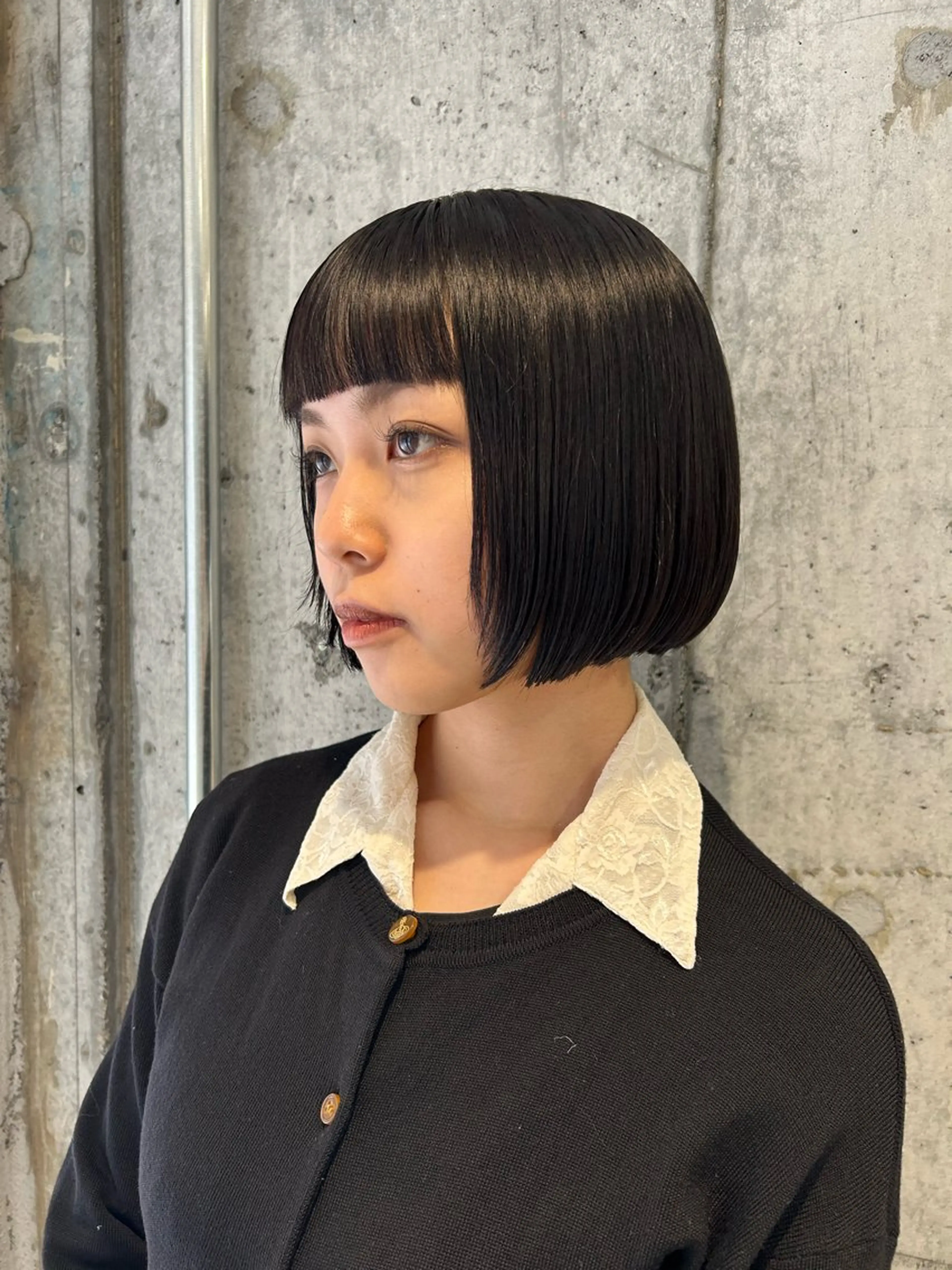 ショート カラー カット ヘアカラー 🦖ミニボブ/ボブ /MOEKA🦕のヘアスタイル