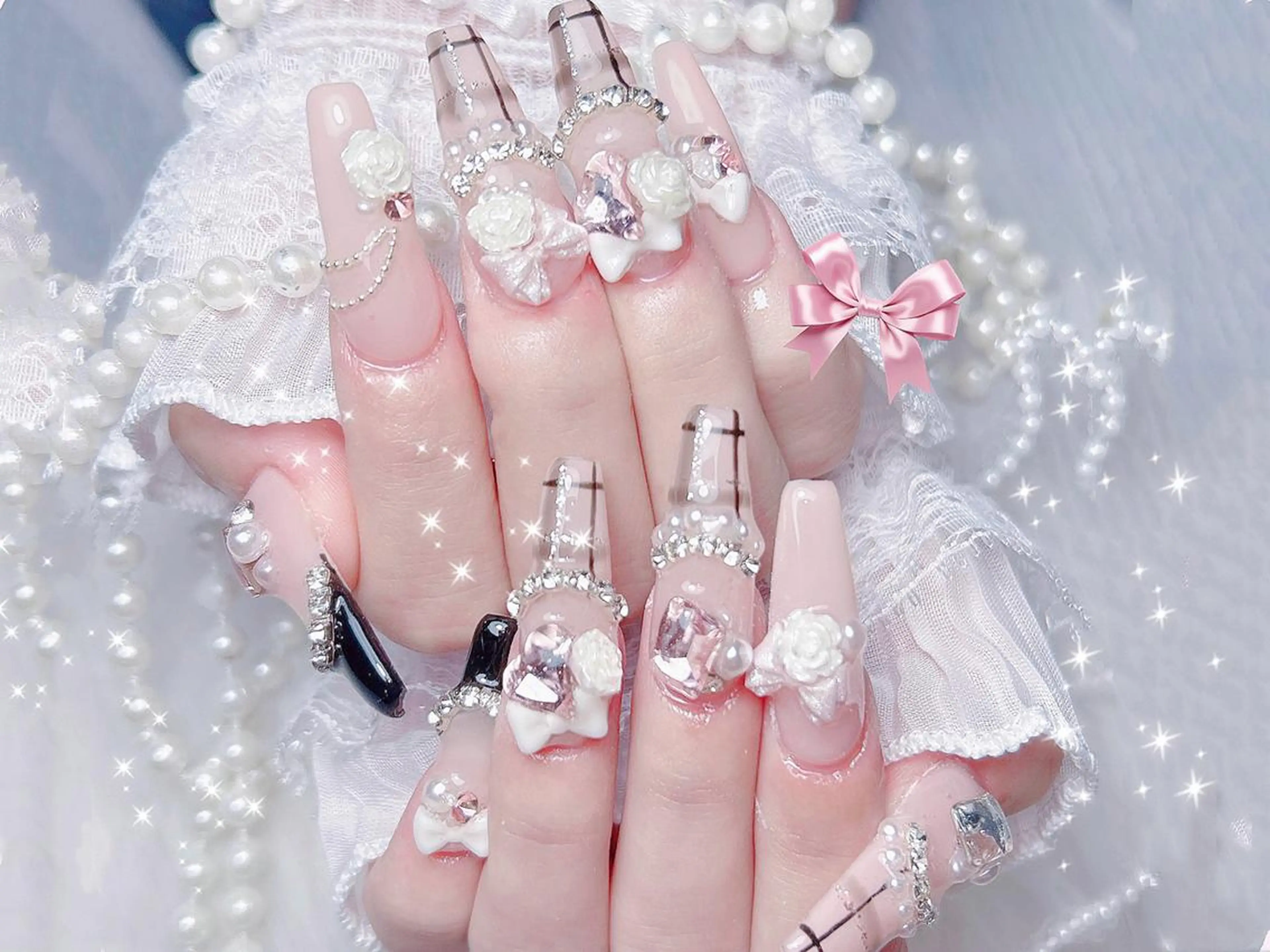 ネイル 🎀まゆ 🪽🐾のネイルデザイン