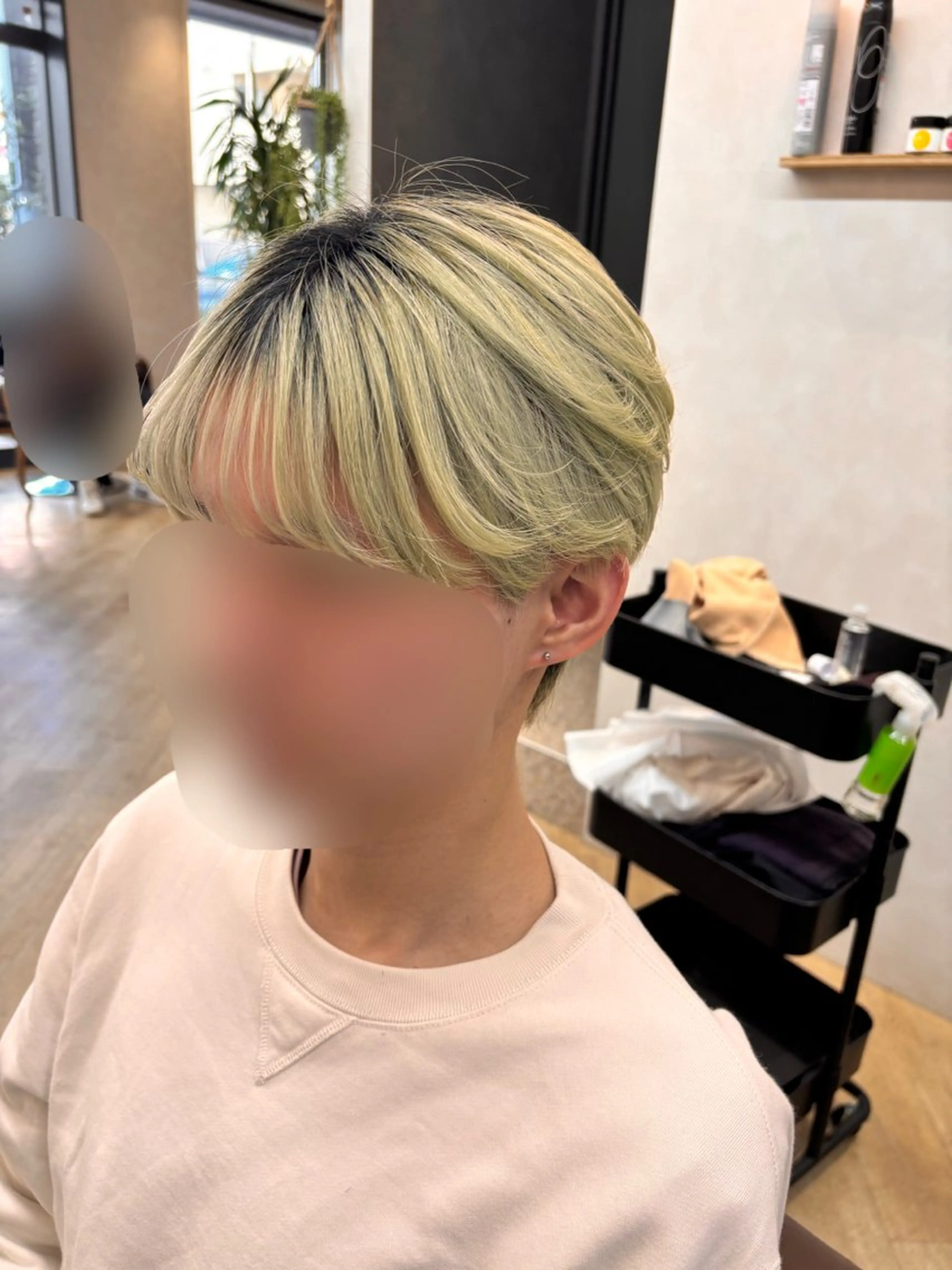 メンズ マッシュ シースルーマッシュ 高橋 唯のヘアスタイル