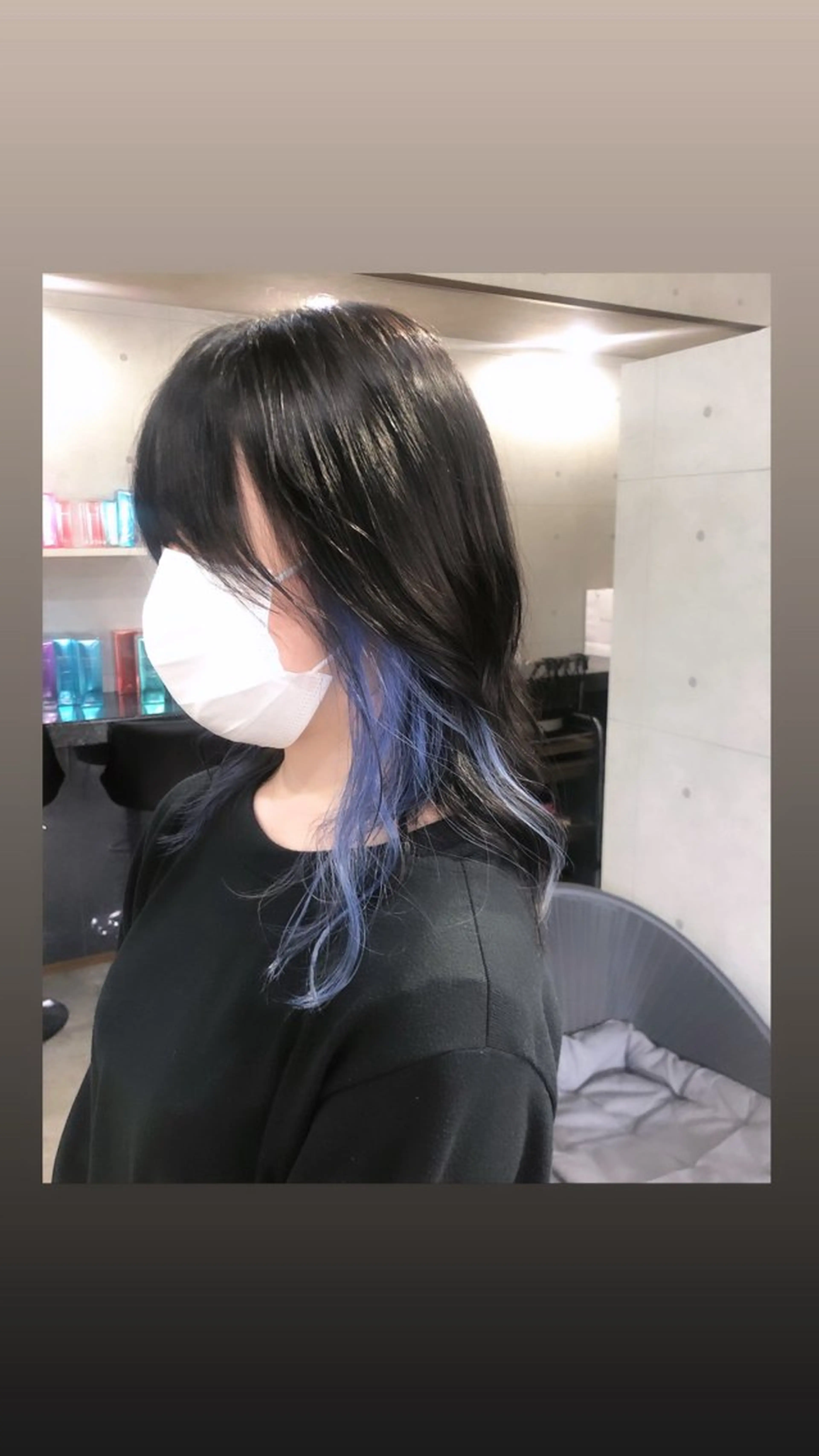 ミディアム 外国人風カラー ハイライト レイヤーカット REVE美容室 REVEマツエクのヘアスタイル