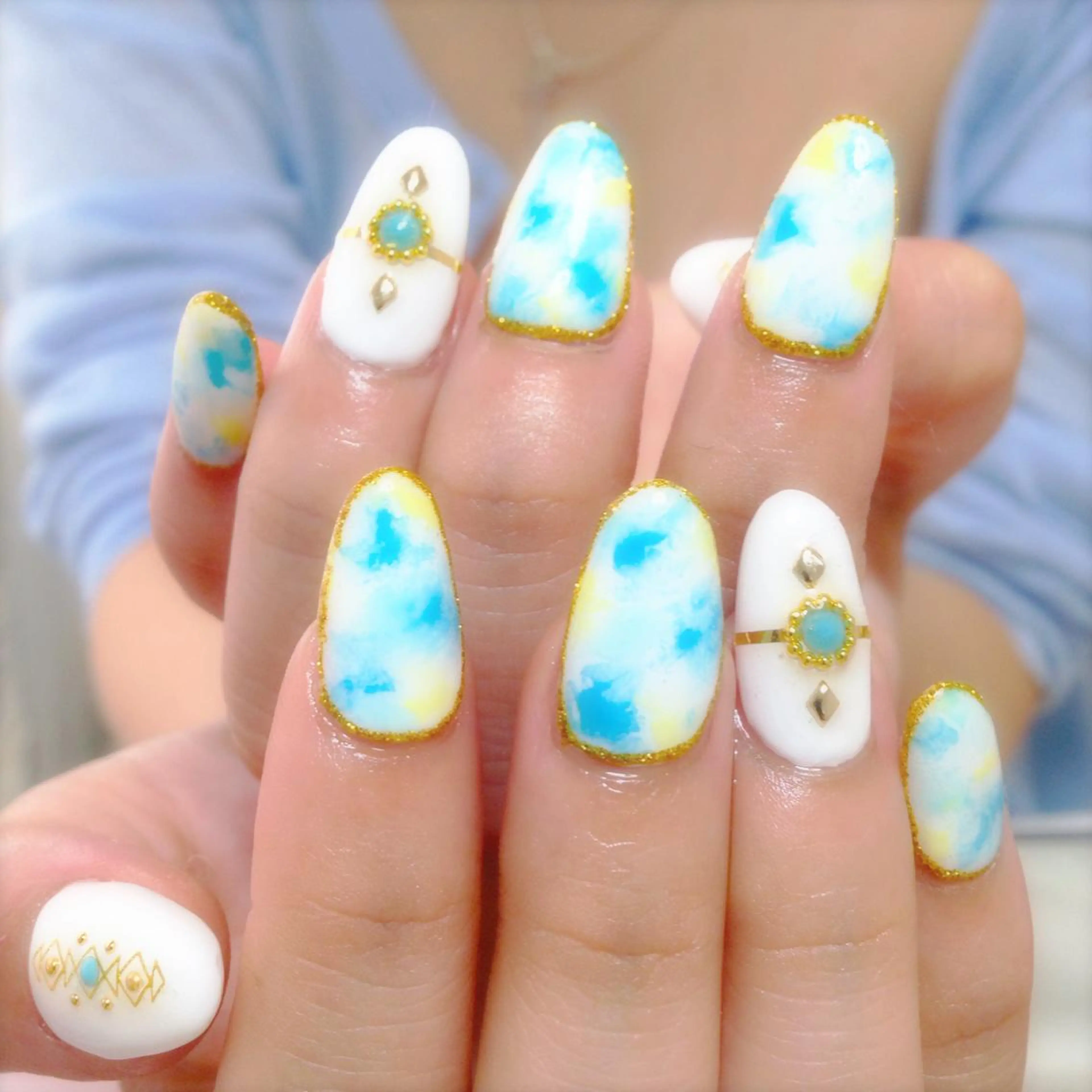 ネイル 🩵池袋heart nail🩵のネイルデザイン