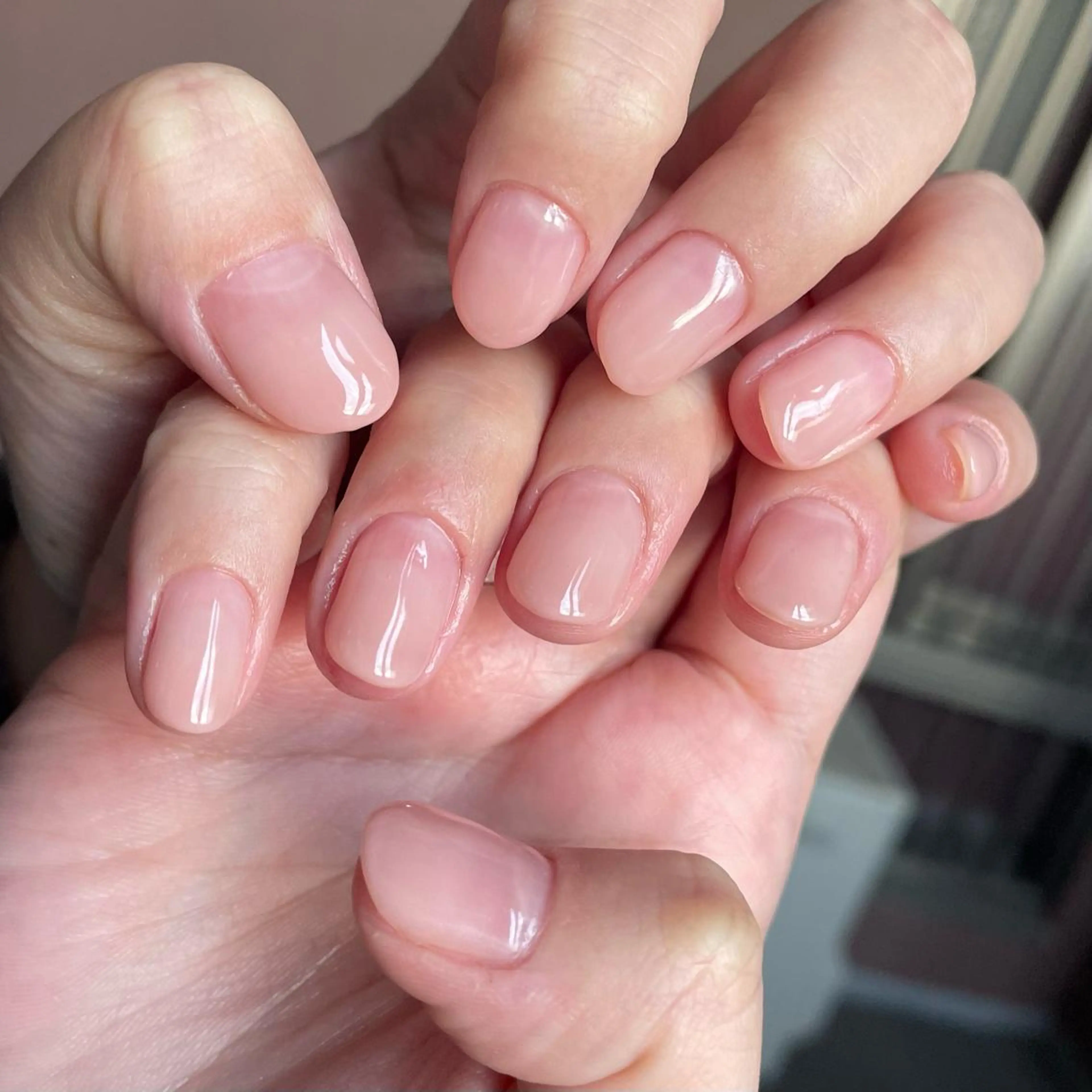 ネイル ワンカラーネイル 奥園 良恵のネイルデザイン