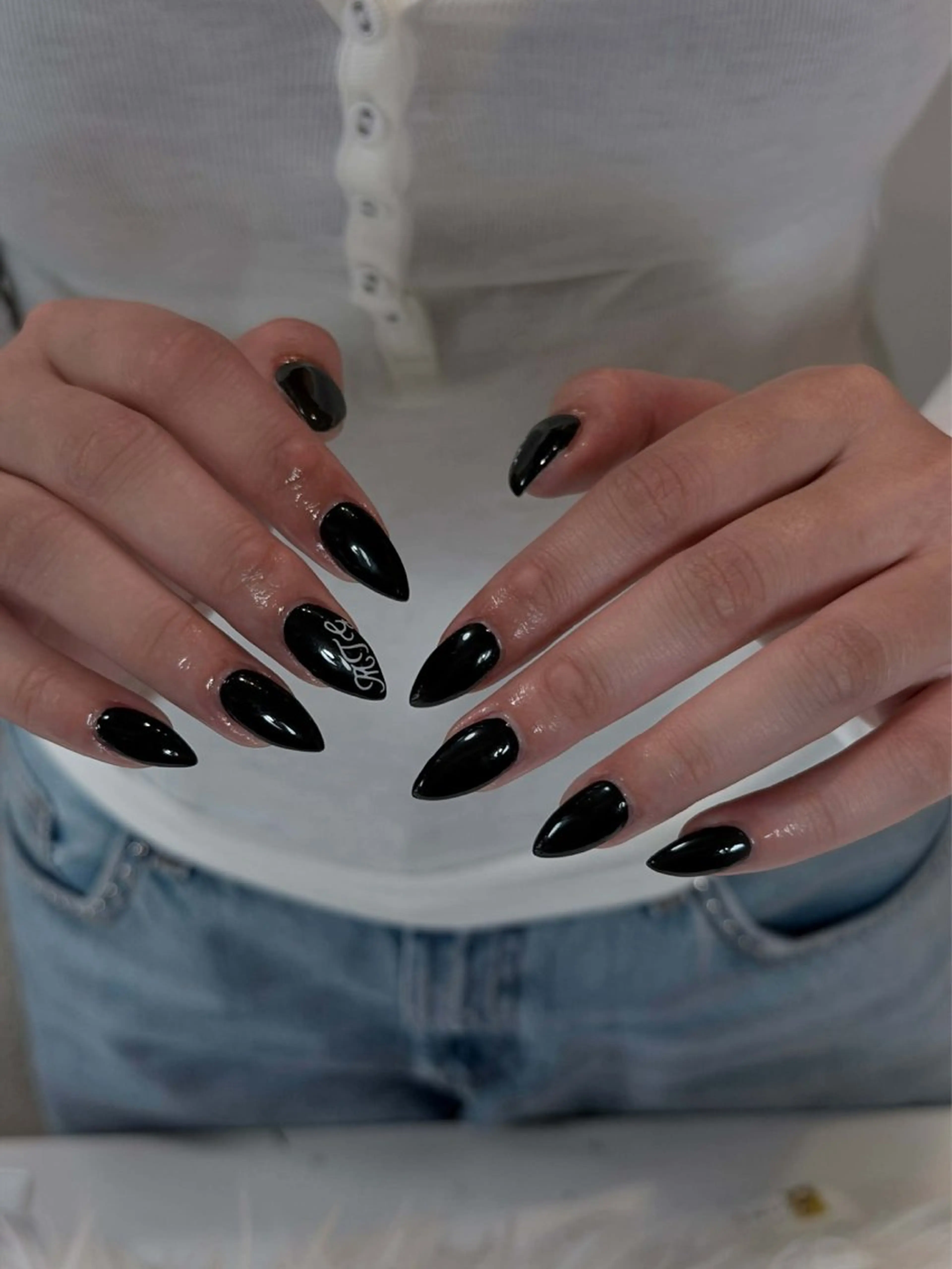 ネイル チークネイル ドット フレンチネイル グラデーション ハート ハンドネイル Julli NailStudioのネイルデザイン