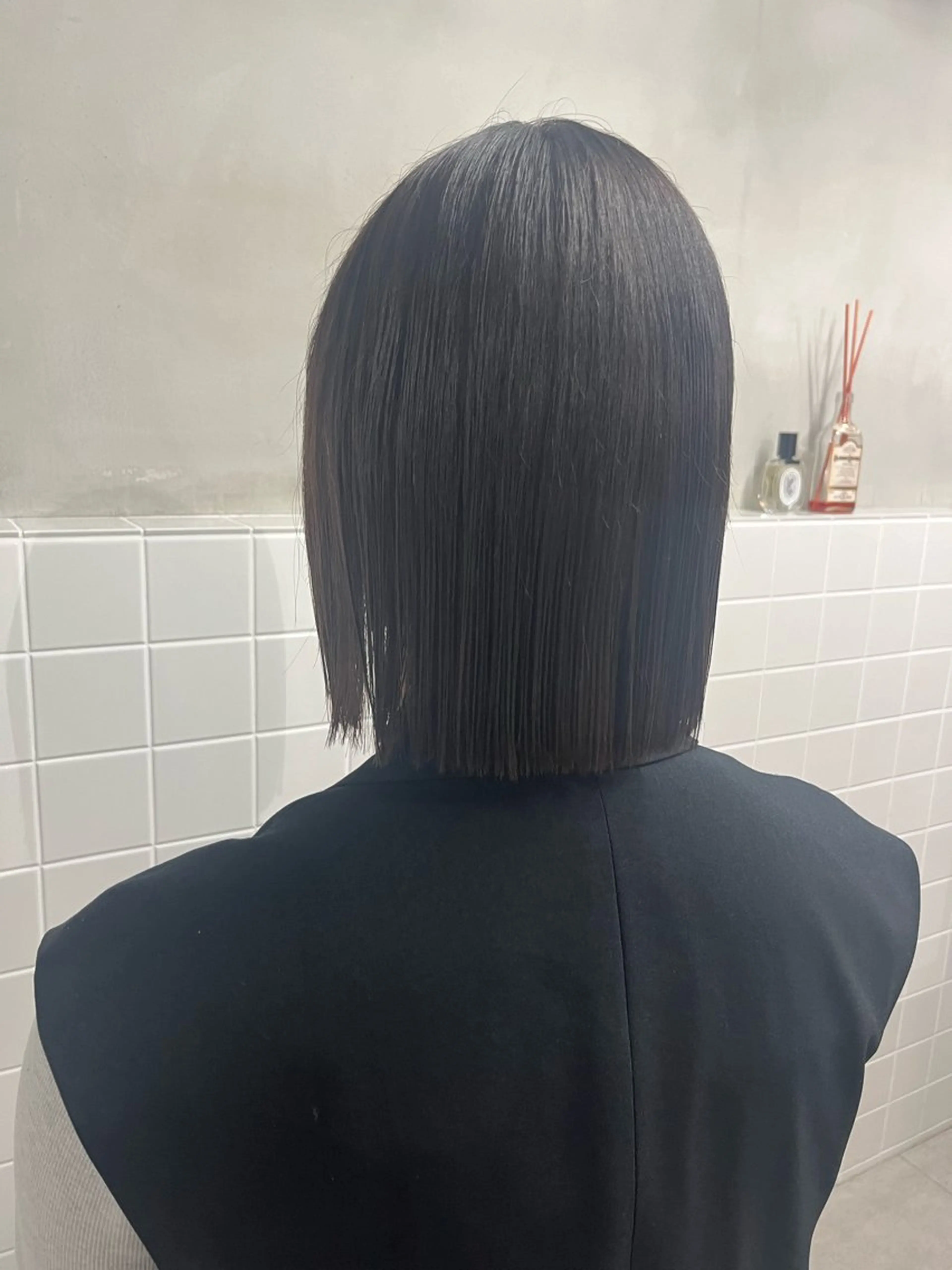 パーマ ボブ ストレートパーマ anon Loemのヘアスタイル