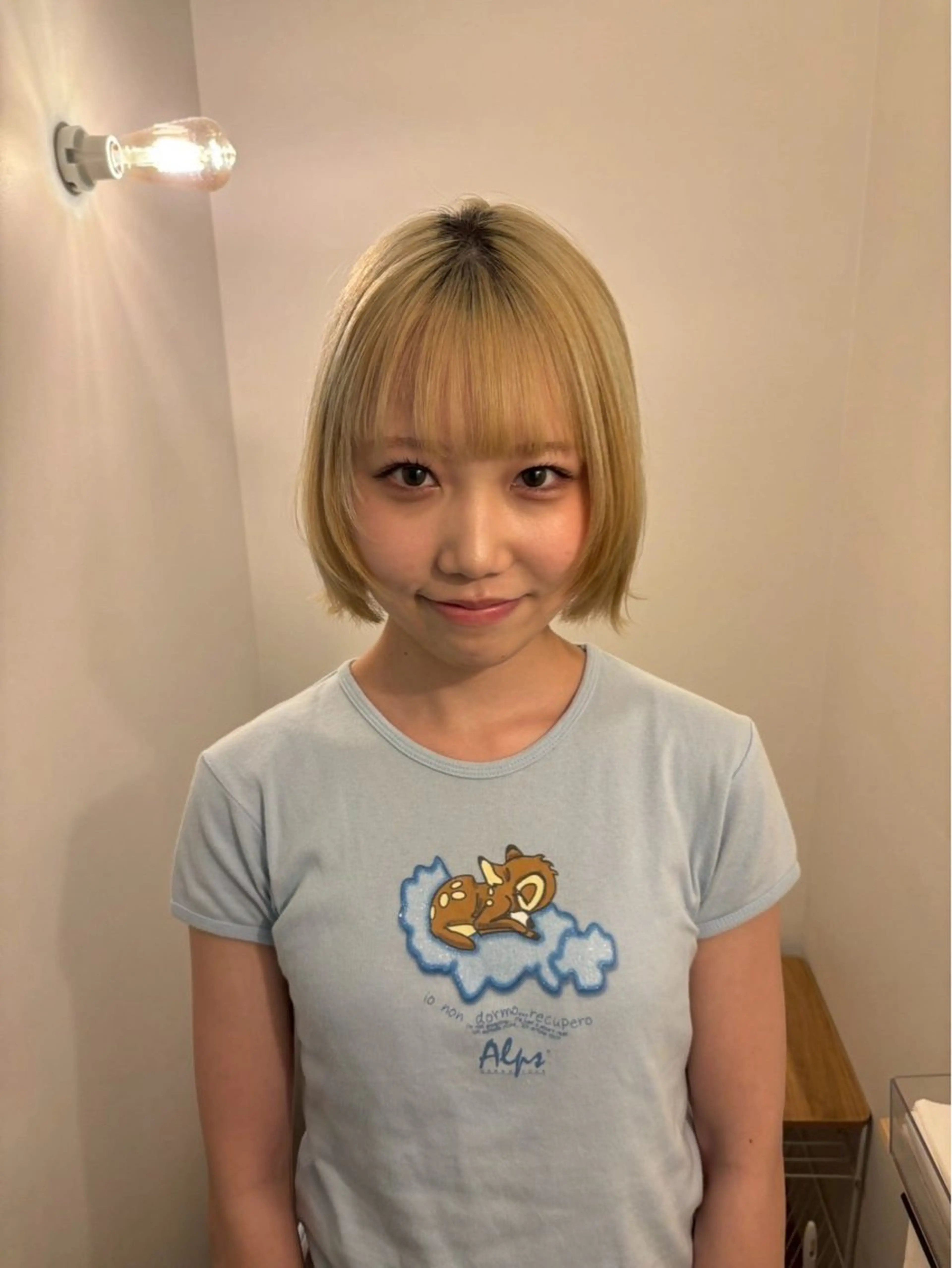 ショート カラー ᗰIᖇᗩ☼ 𐦍 ☼ ᑎᗩIᒪのネイルデザイン