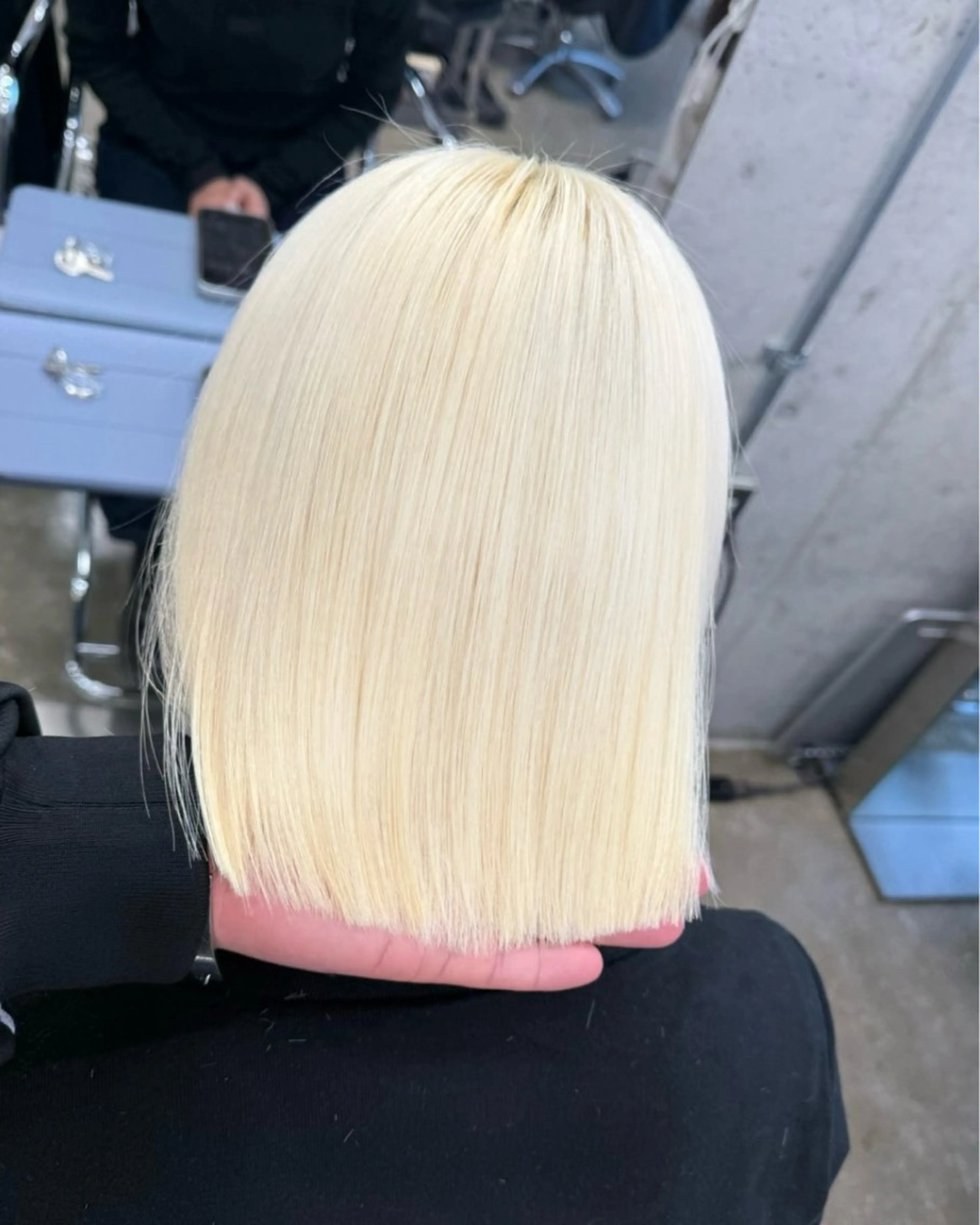 ミディアム ヘアカラー ブリーチカラー /ハイトーン碇　英朗のヘアスタイル