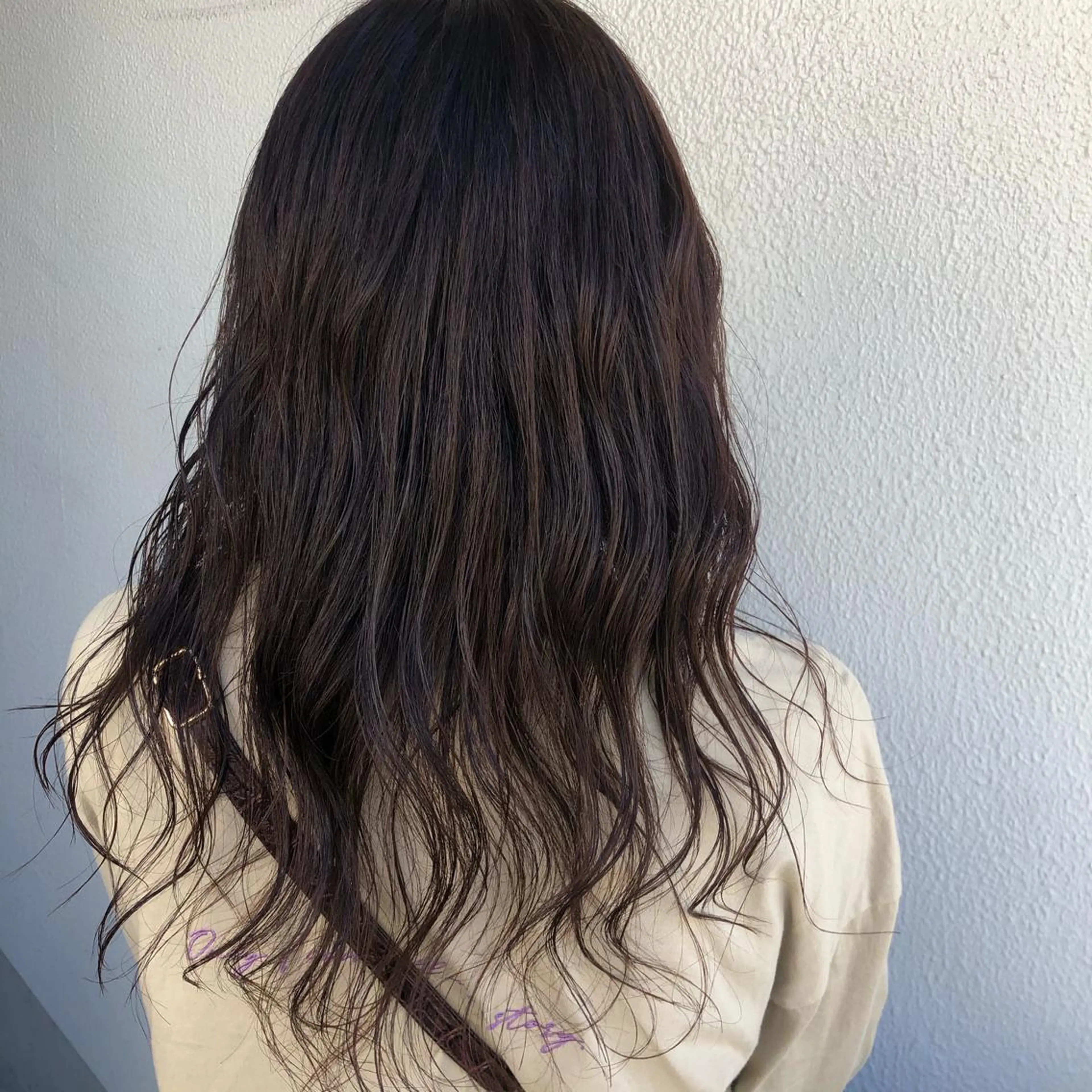 ロング カラー ヘアカラー トリートメント ヘッドスパ Qin shaire salon 原宿店所属・レイヤーカット 韓国ヘアayameのヘアスタイル