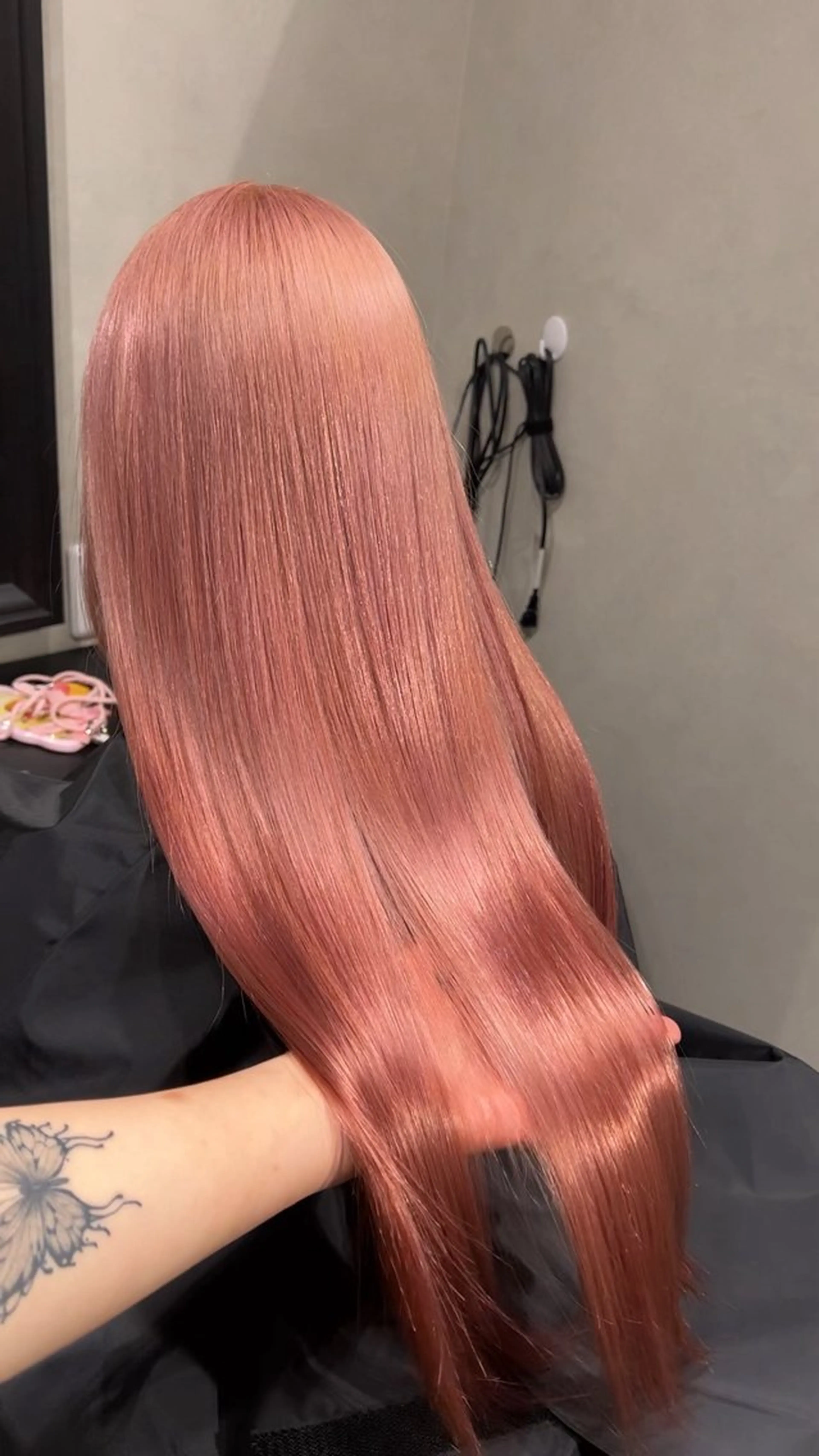 カラー 【大阪】縮毛矯正×ハ イトーン✨のヘアスタイル