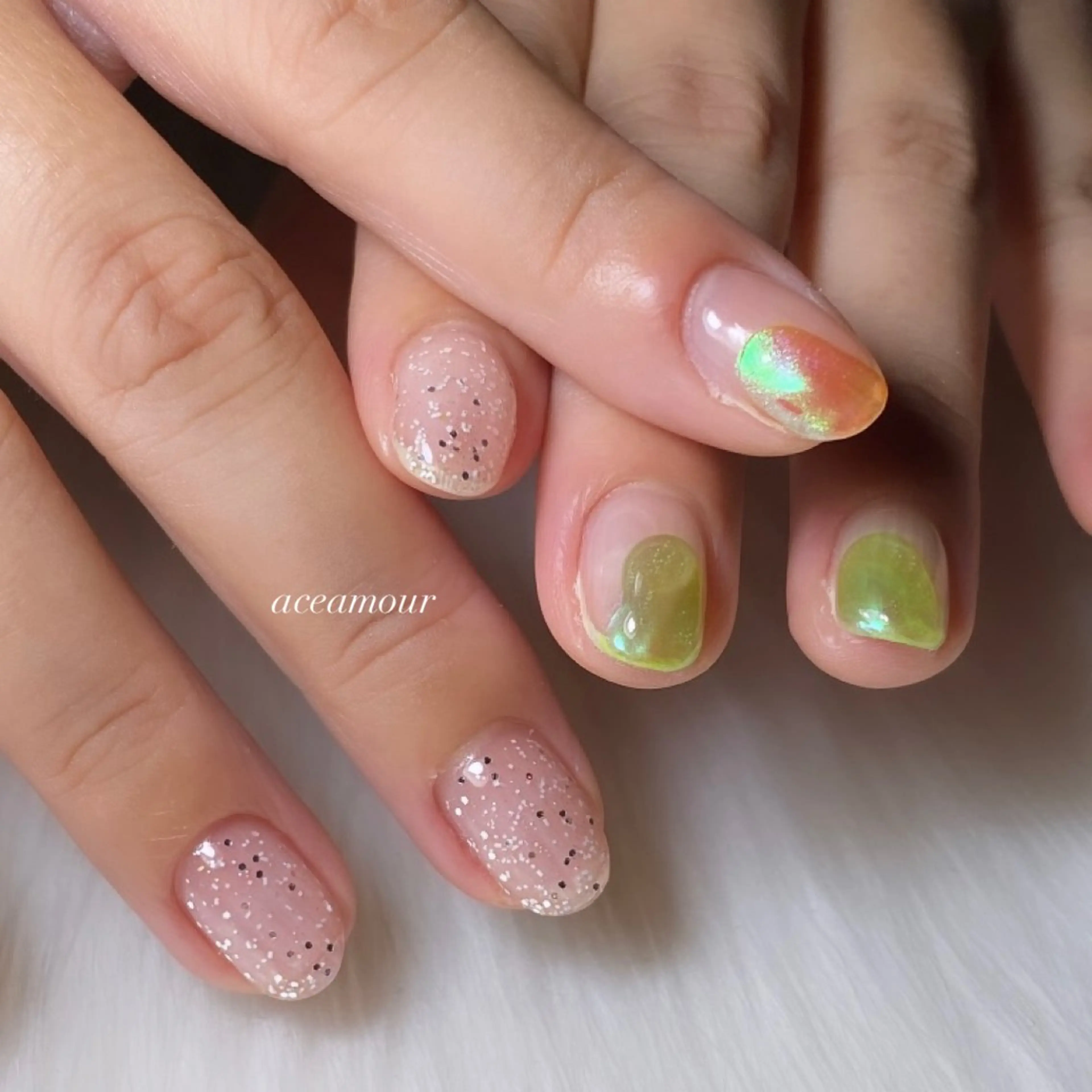 ネイル ネイル/耳つぼ /新ホワイトニングのネイルデザイン