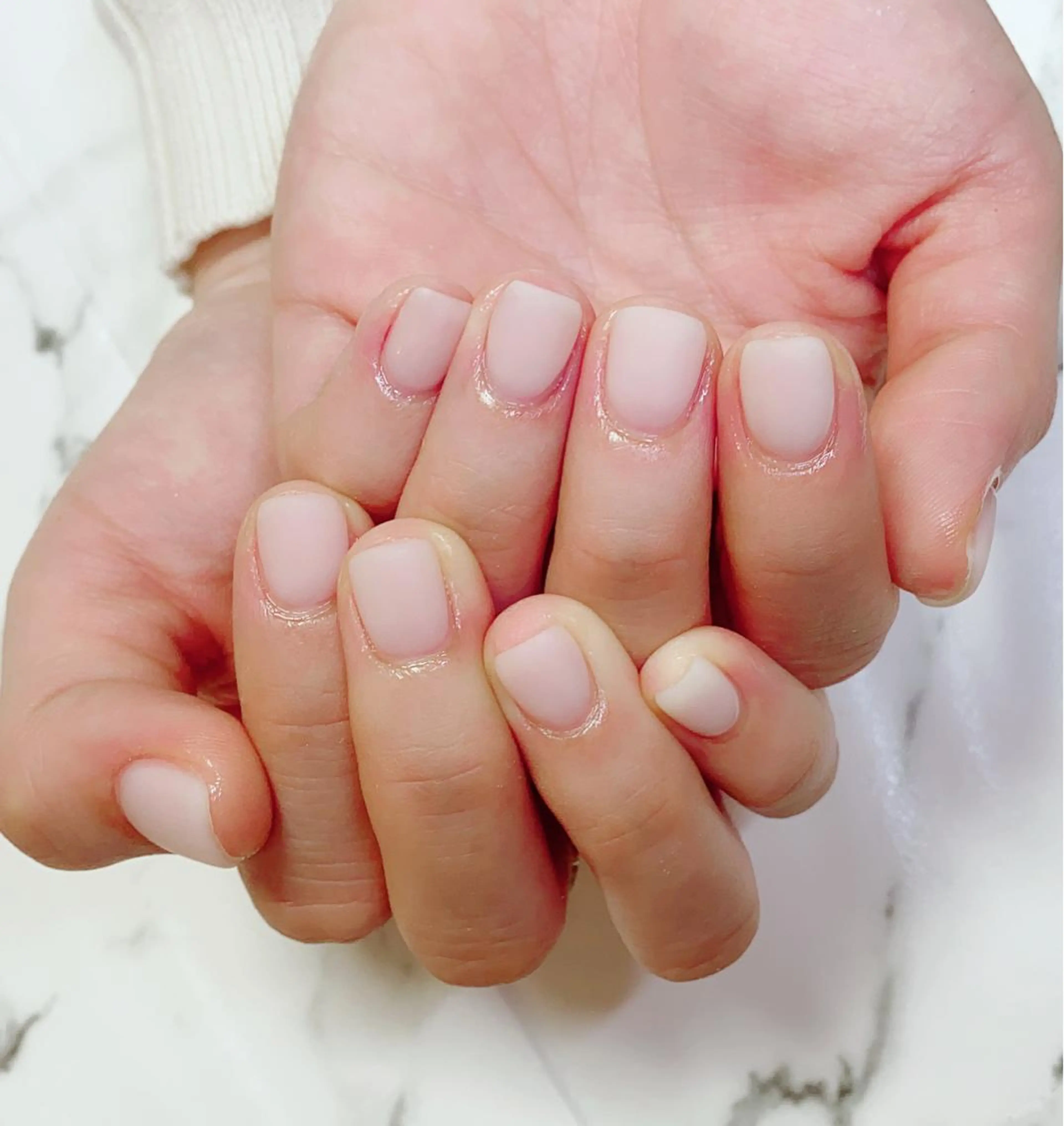ロング カラー ネイル マットネイル ワンカラーネイル Q Free nailsのネイルデザイン