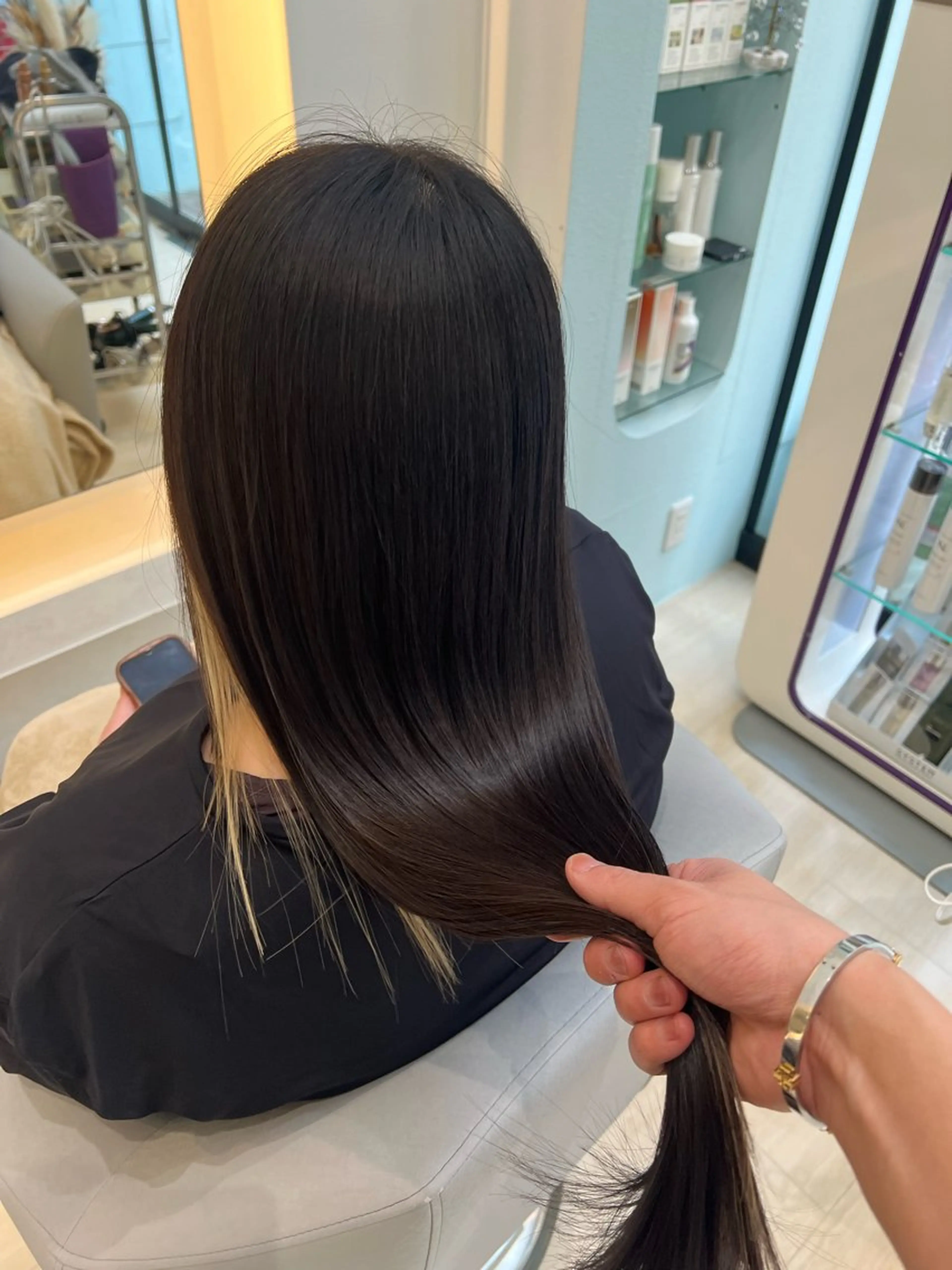 ミディアム カラー トリートメント 堀井 凌平のヘアスタイル