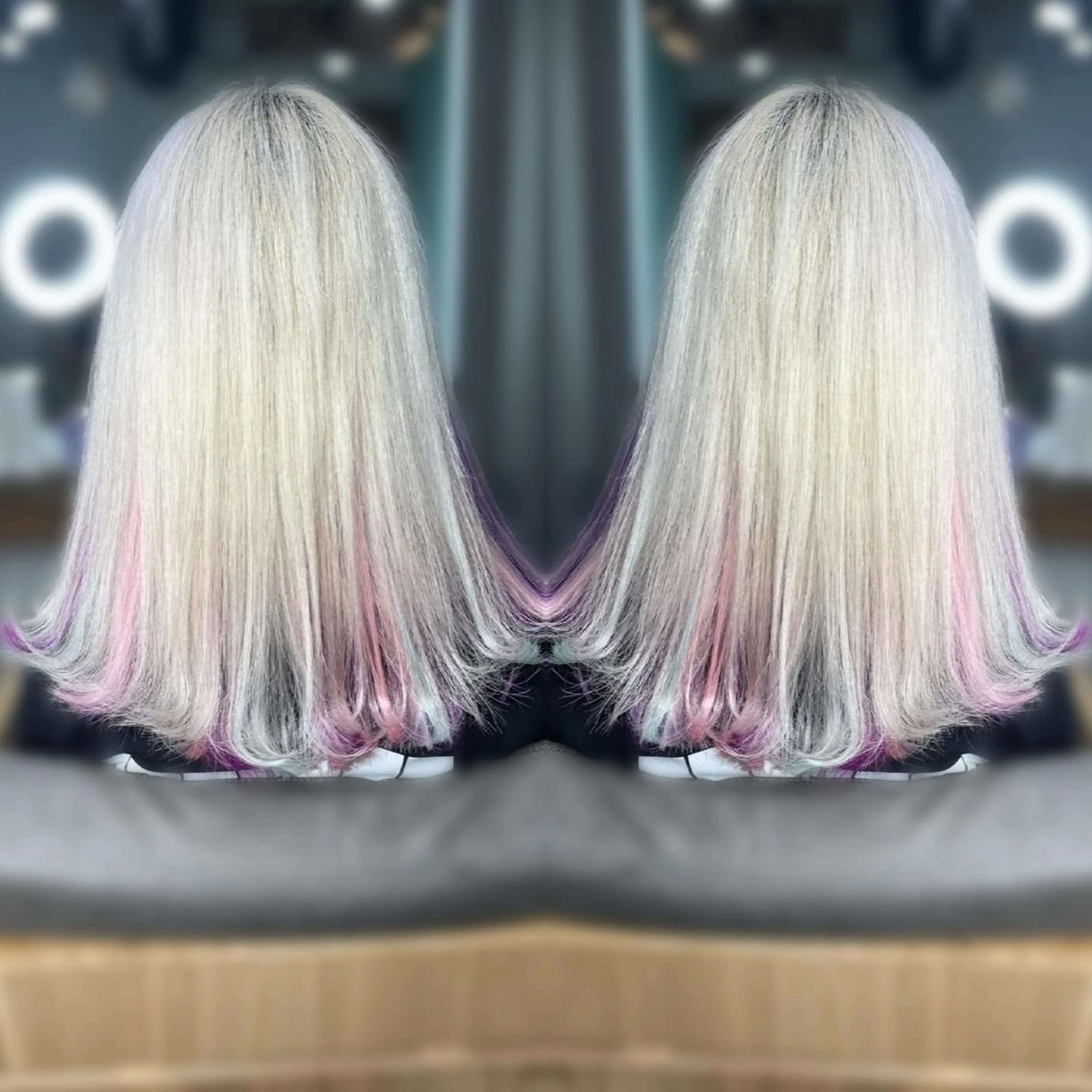 ショート カラー ヘアアレンジ メンズ キッズ ♡SNSで大バズり♡ コリアン羽エクステ◎のヘアスタイル