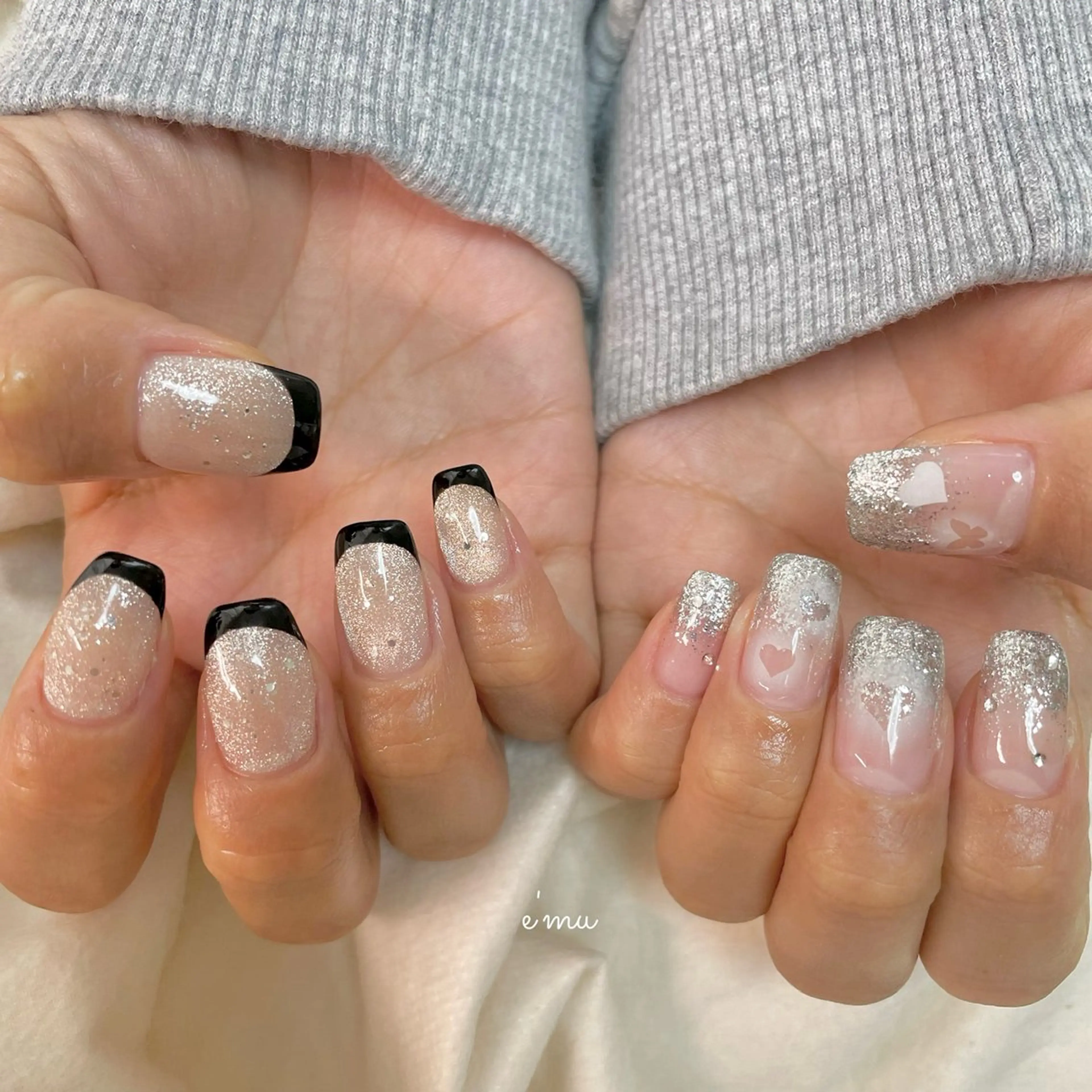 ネイル 韓国ネイル ハンドネイル nail salon e'mu💐のネイルデザイン