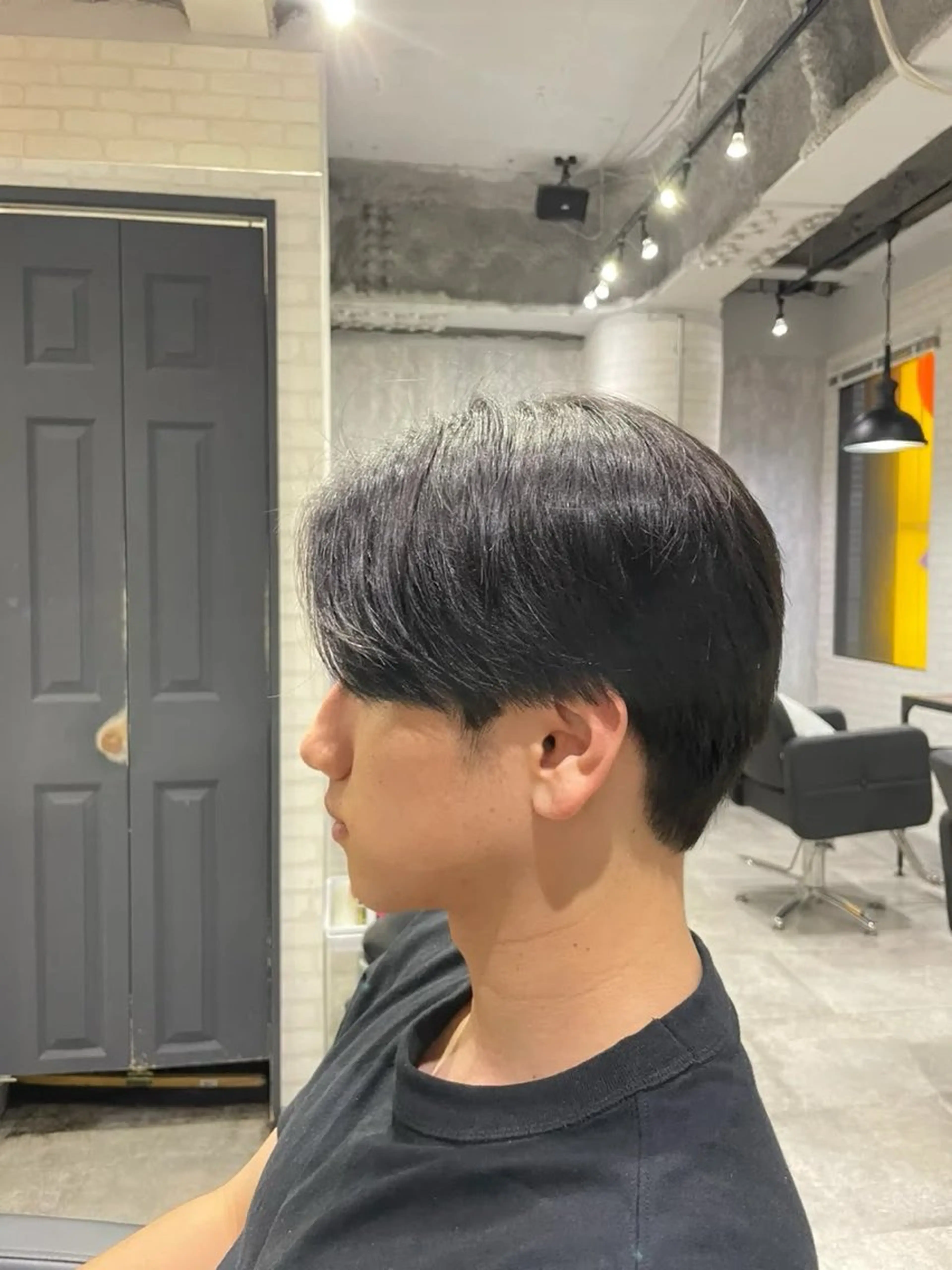 メンズ カット りほ/顔周りカット/ レイヤーカットのヘアスタイル