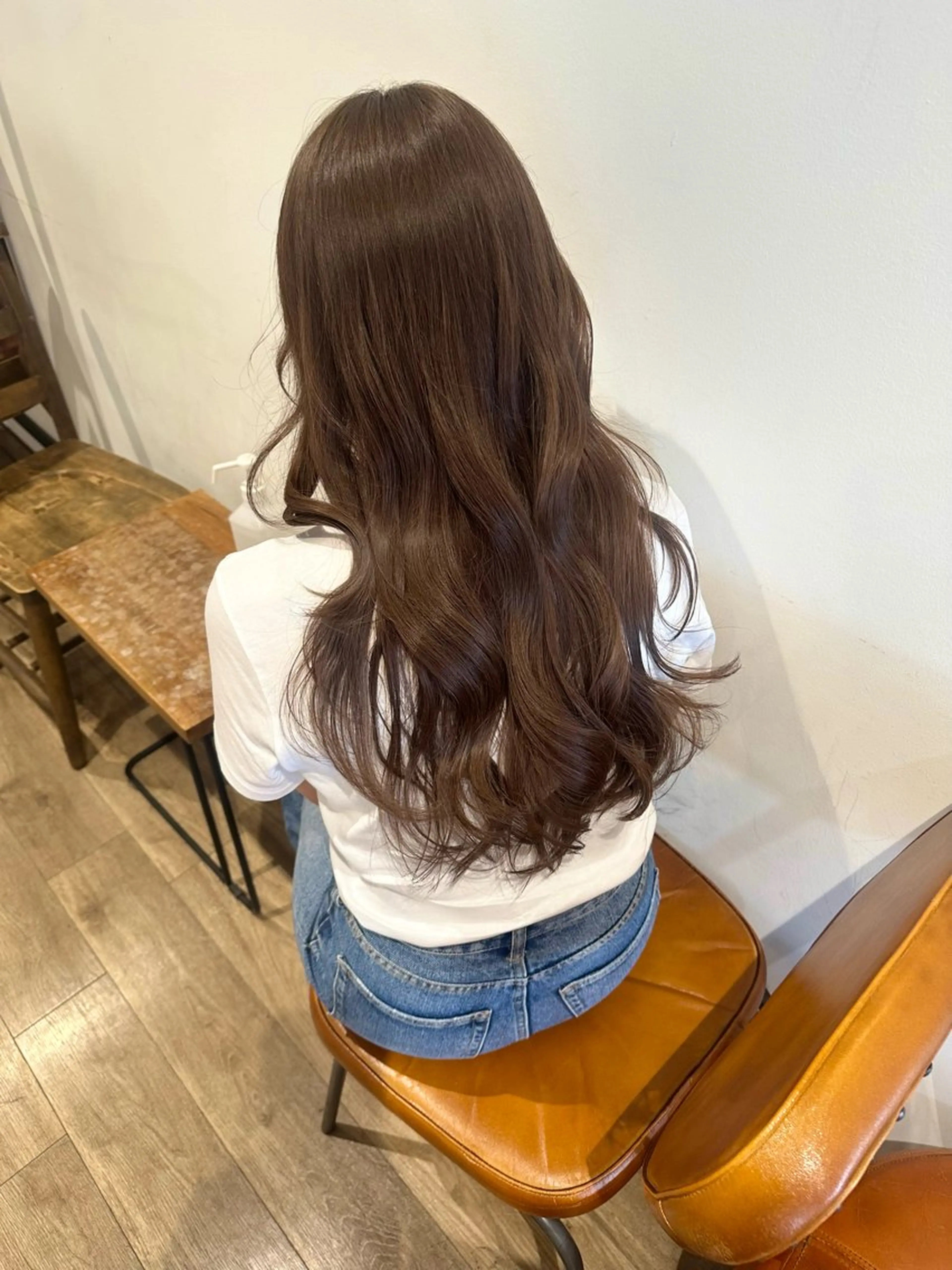 ロング カラー ヘアアレンジ カット ヘアカラー トリートメント Himawari♡ 柔らかいカラーのヘアスタイル