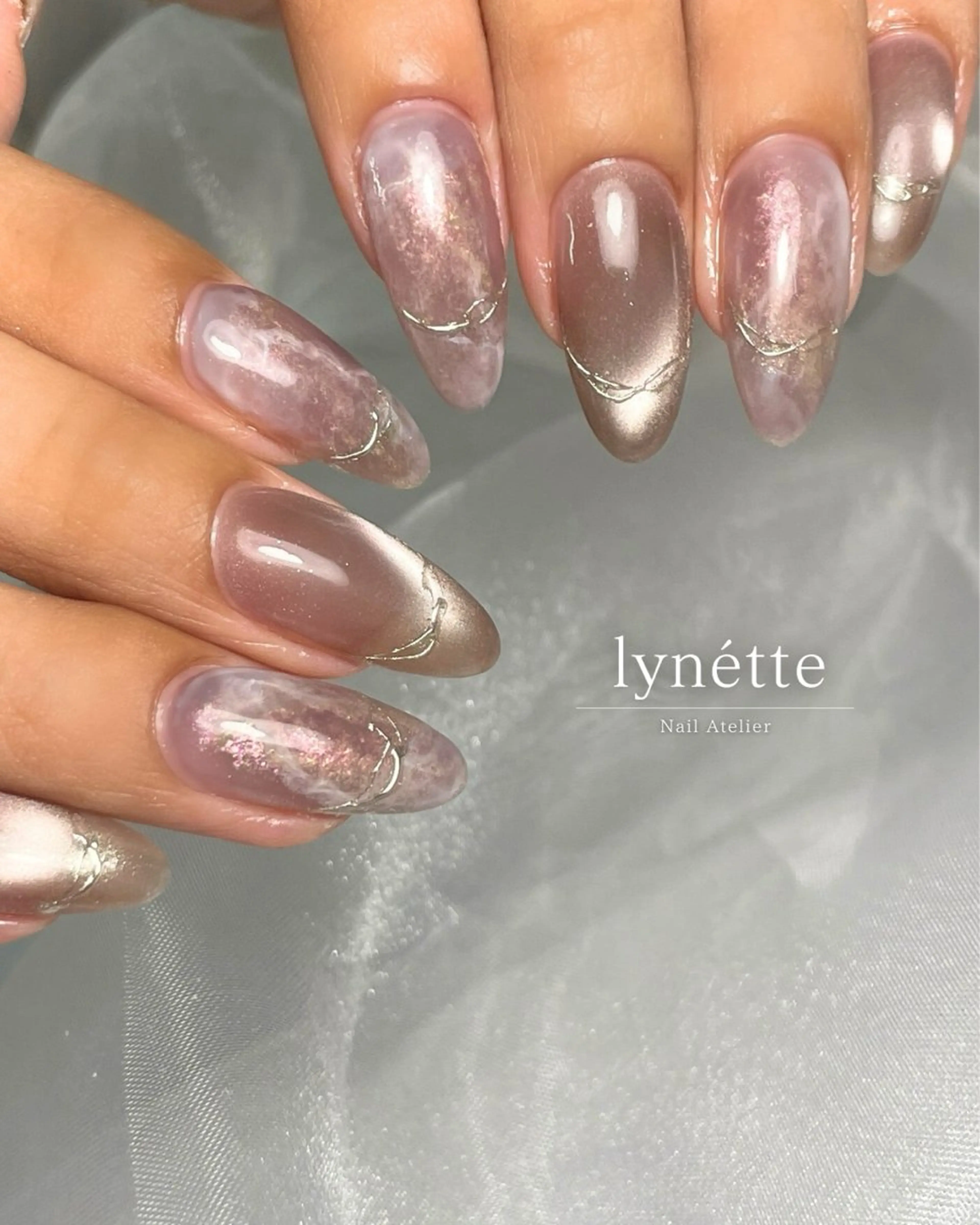ネイル ニュアンスネイル lynétte 那覇ネイルサロンのネイルデザイン